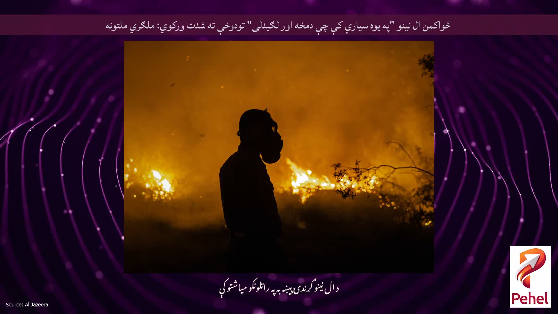 ځواکمن ال نینو "په یوه سیارې کې چې دمخه اور لګیدلی" تودوخې ته شدت ورکوي: ملګري ملتونه