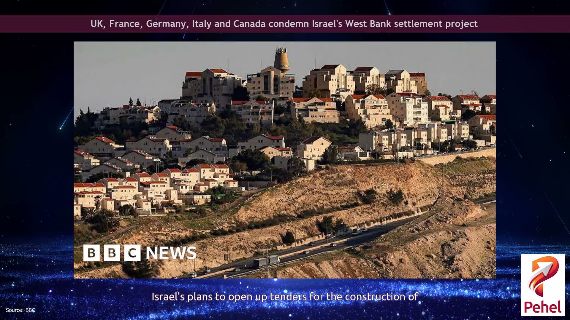 UK, France, Germany, Italy and Canada condemn Israel's West Bank settlement project