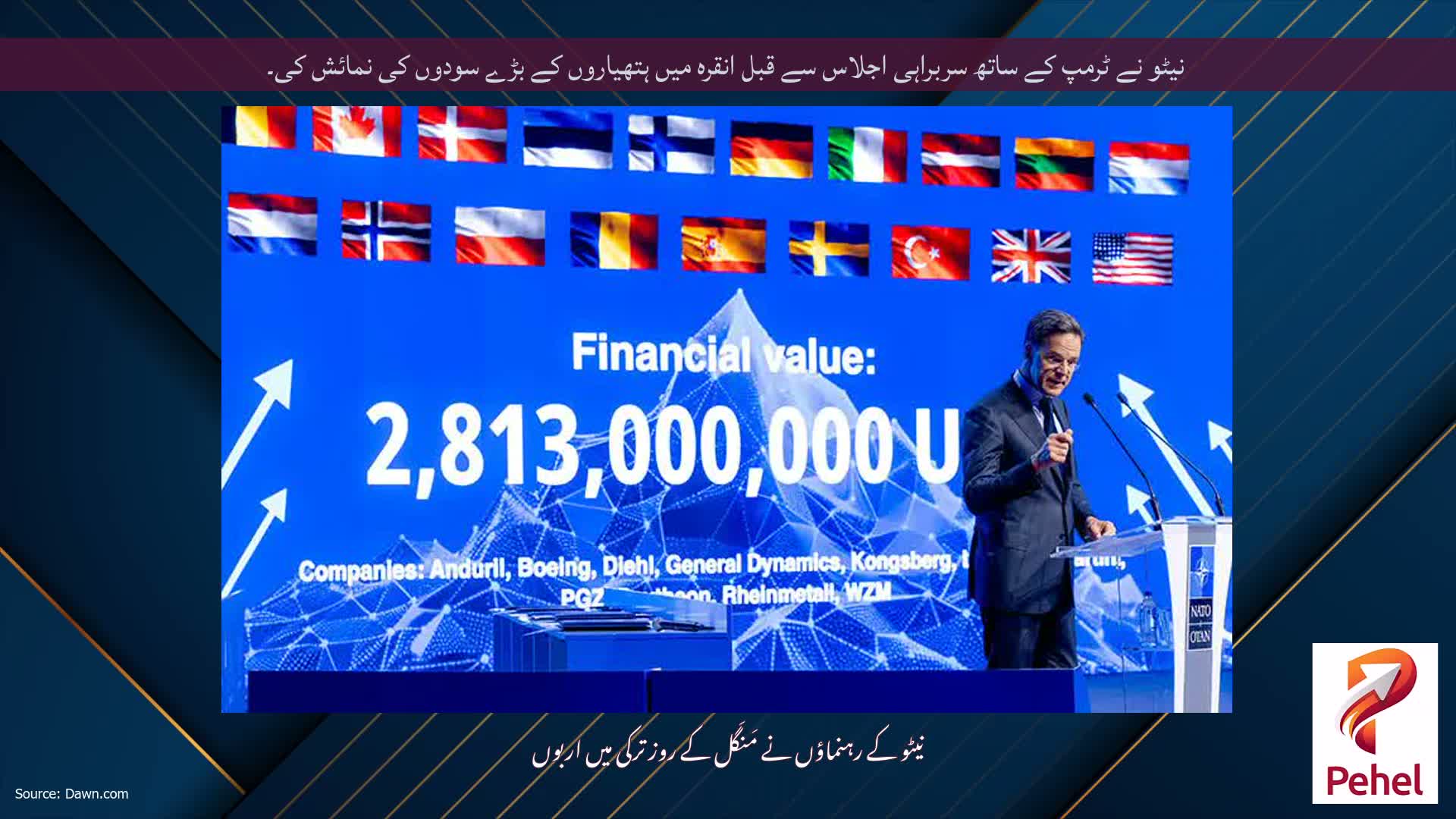 نیٹو نے ٹرمپ کے ساتھ سربراہی اجلاس سے قبل انقرہ میں ہتھیاروں کے بڑے سودوں کی نمائش کی۔