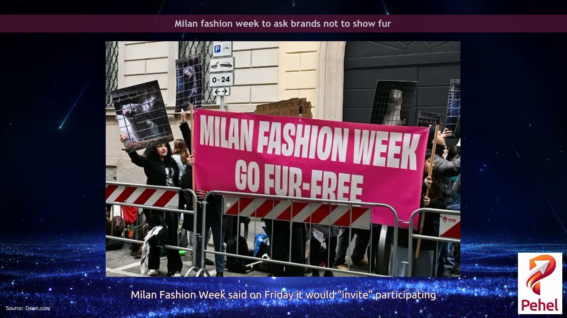 Milan fashion week to ask brands not to show fur