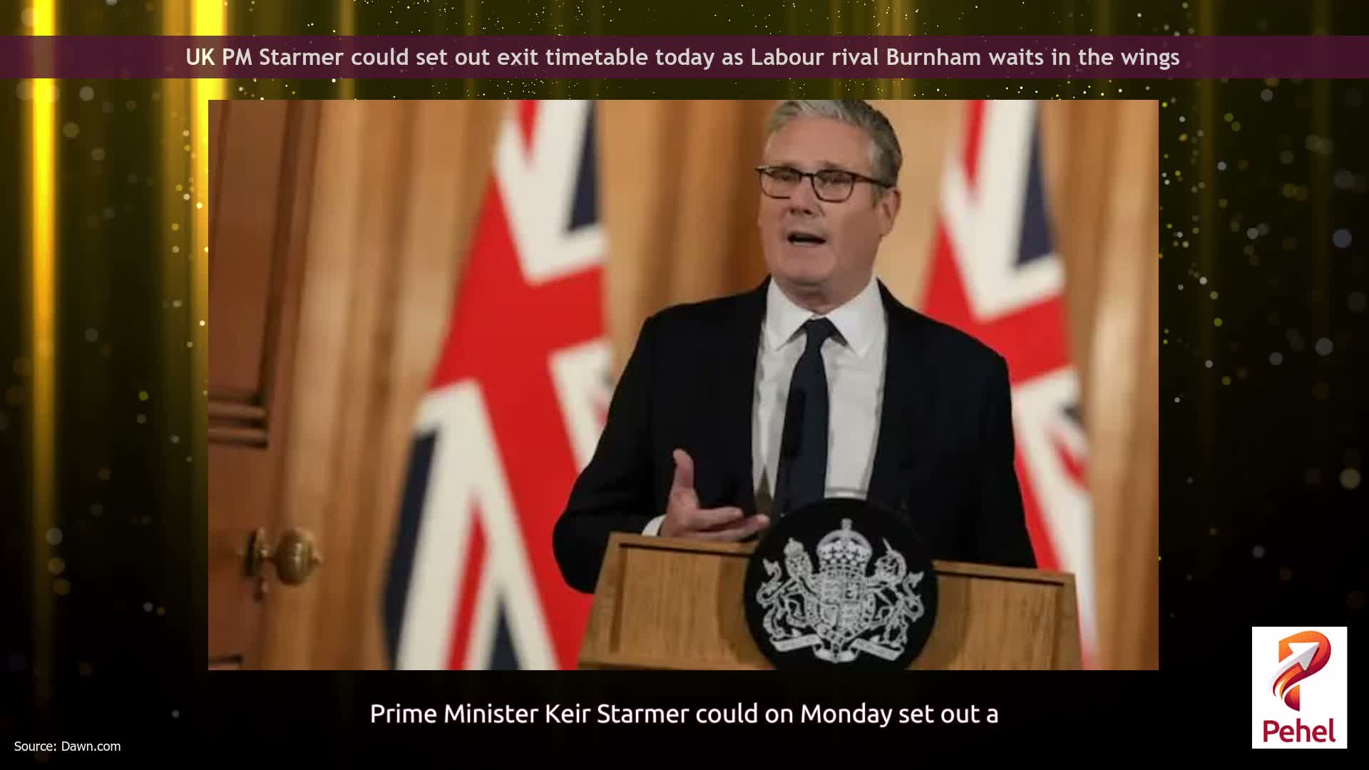 UK PM Starmer could set out exit timetable today as Labour rival Burnham waits in the wings