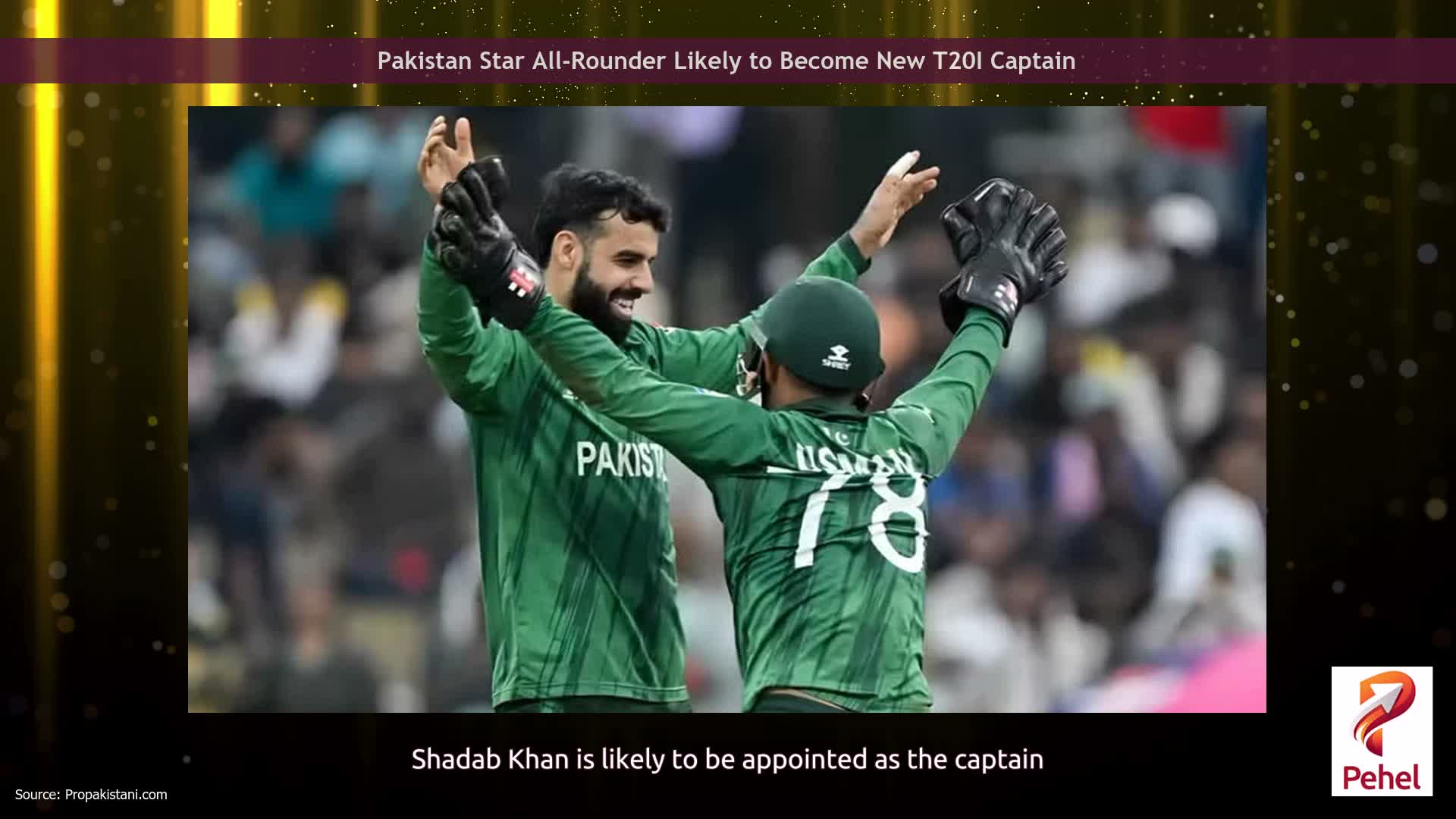 Pakistan Star All-Rounder Likely to Become New T20I Captain