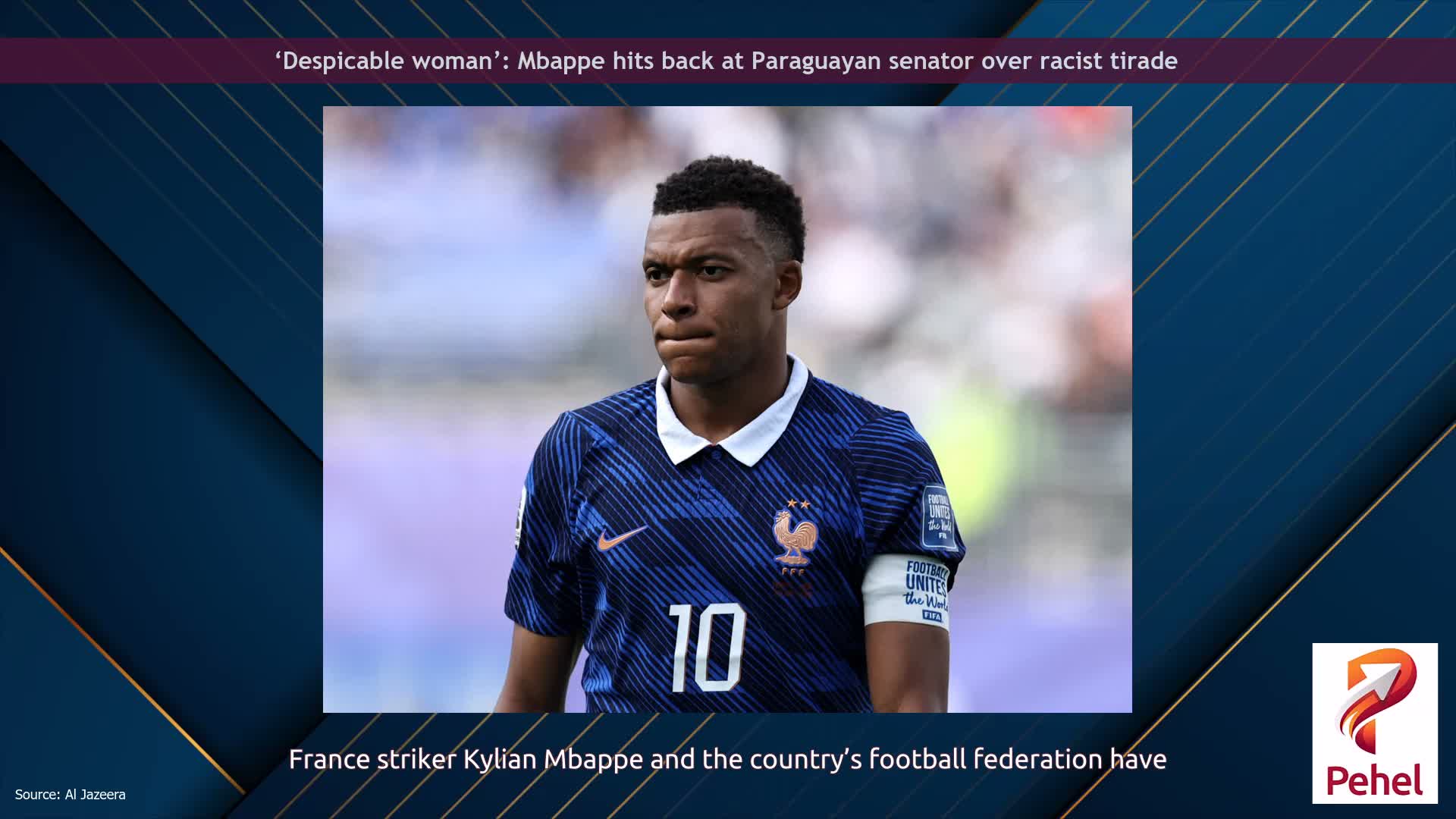 ‘Despicable woman’: Mbappe hits back at Paraguayan senator over racist tirade