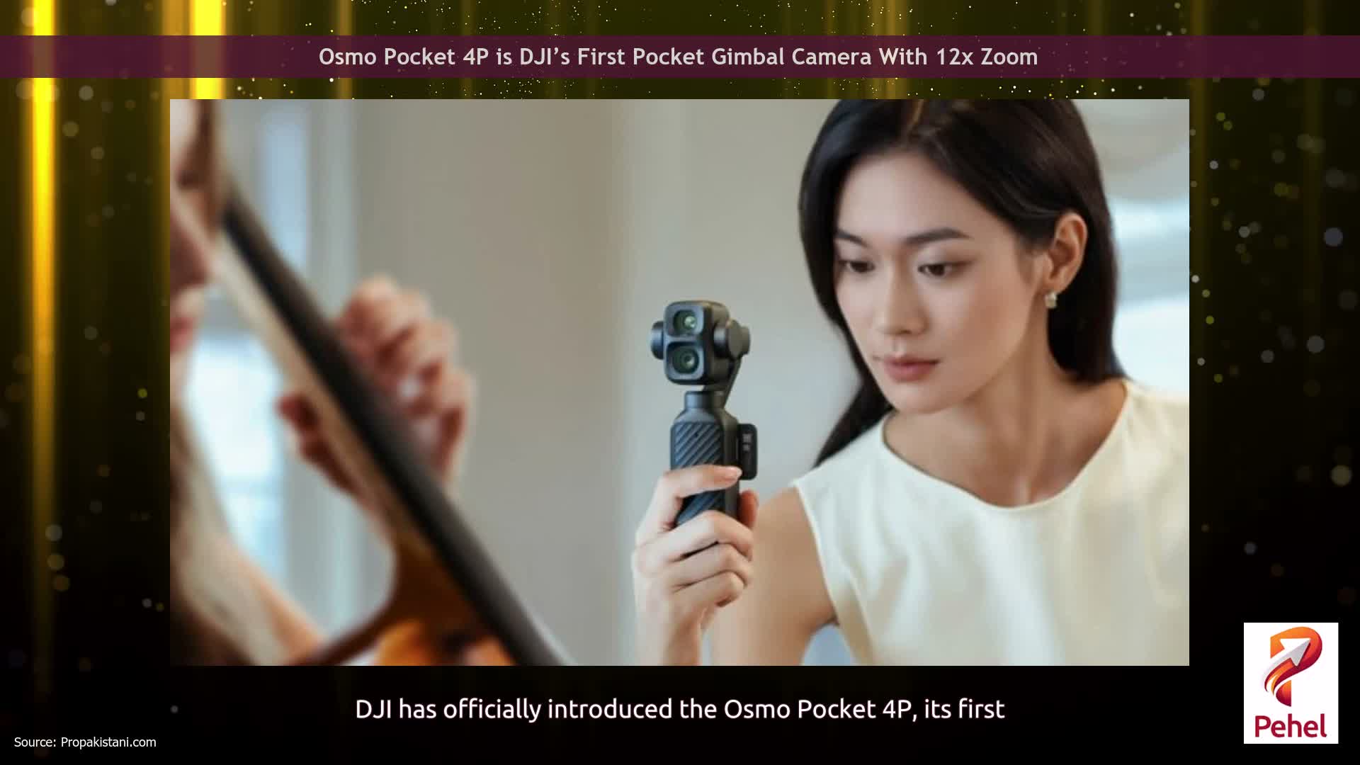 Osmo Pocket 4P is DJI’s First Pocket Gimbal Camera With 12x Zoom