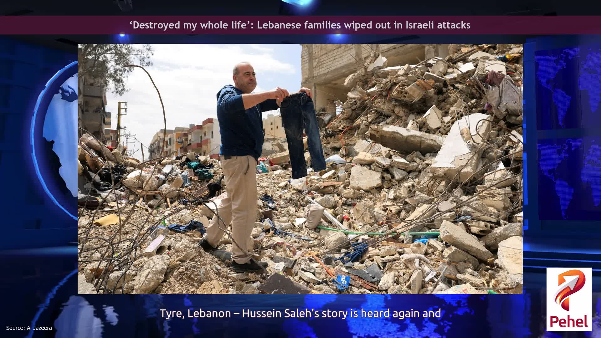 ‘Destroyed my whole life’: Lebanese families wiped out in Israeli attacks