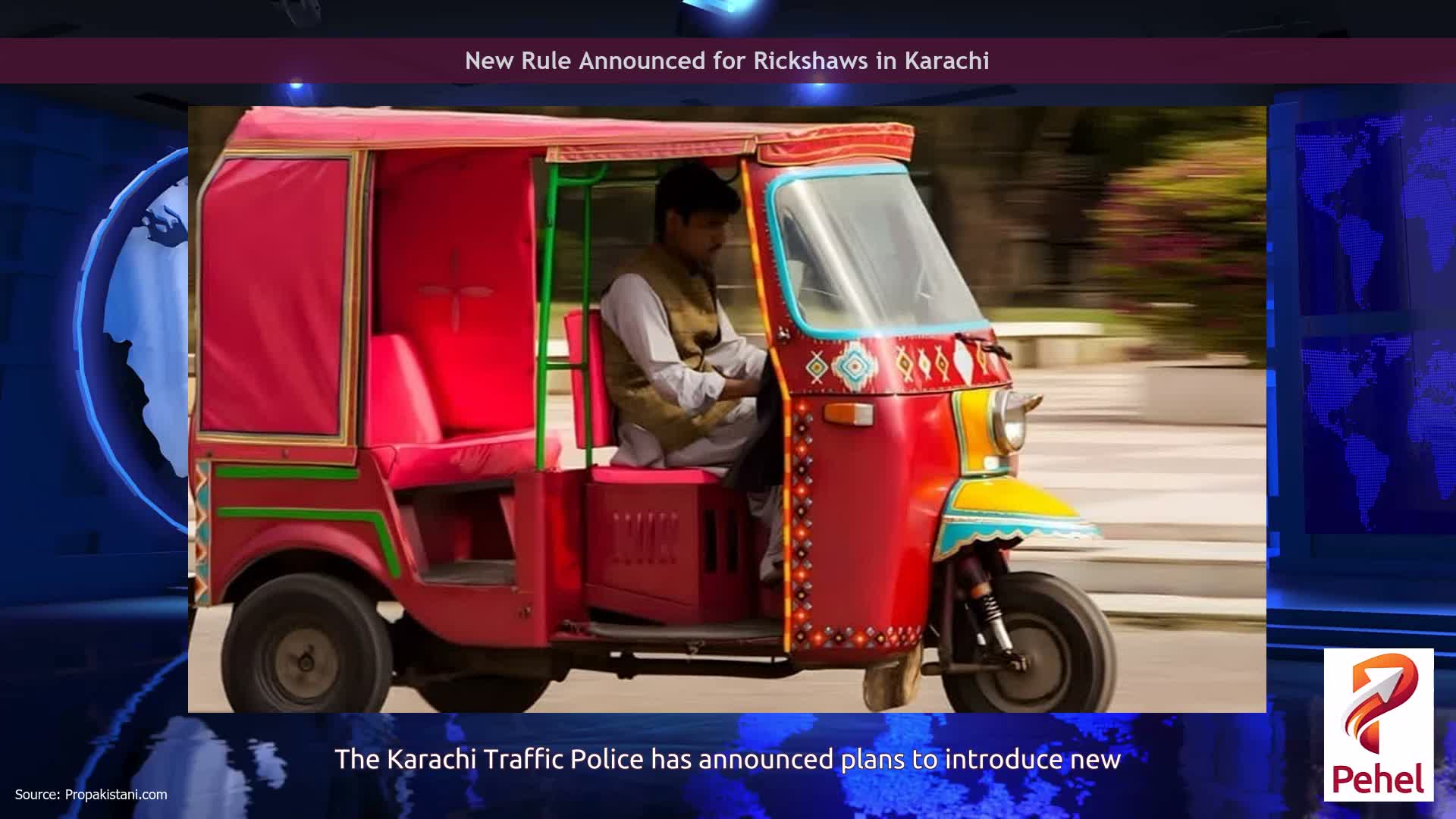 New Rule Announced for Rickshaws in Karachi