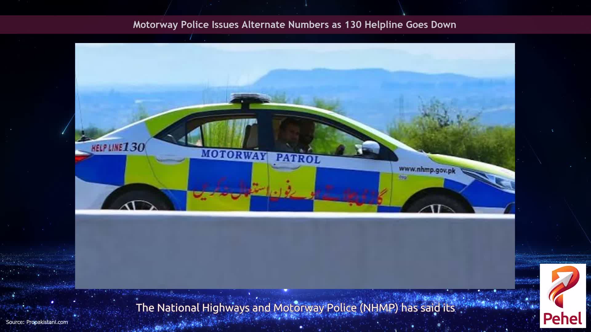 Motorway Police Issues Alternate Numbers as 130 Helpline Goes Down