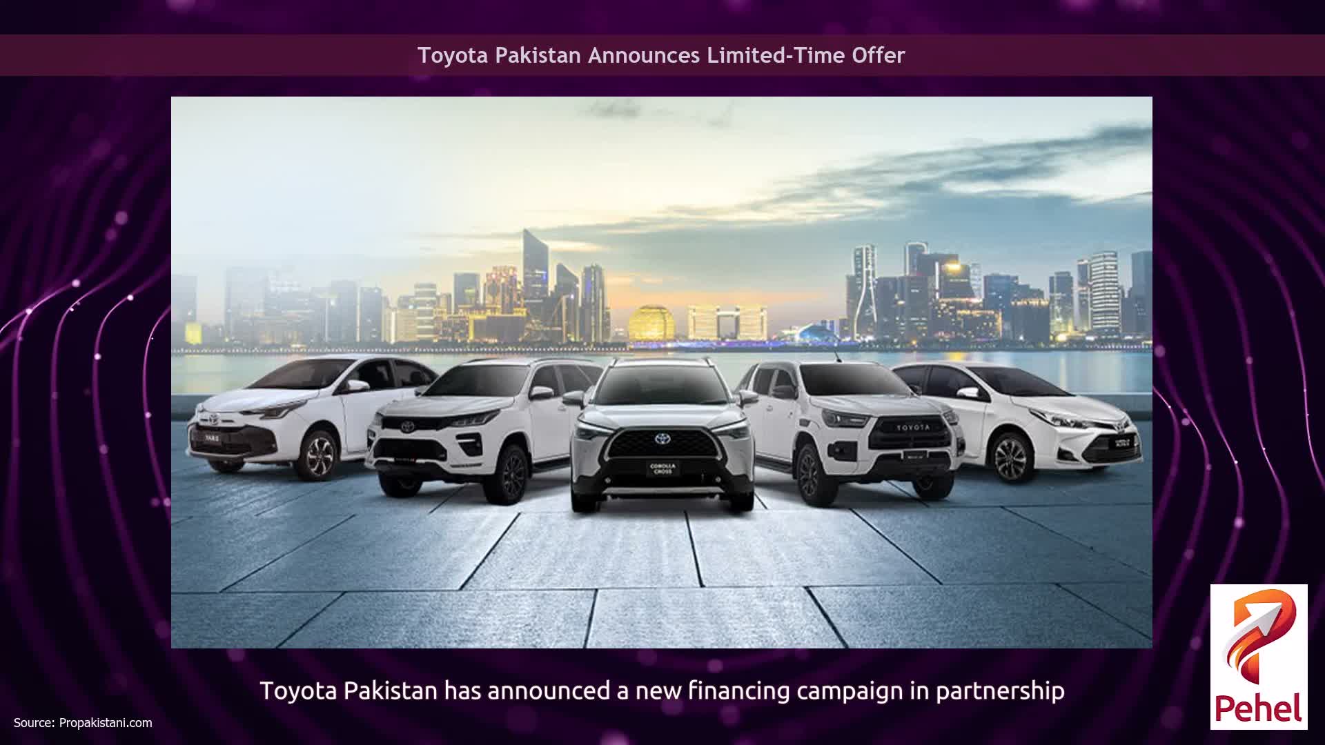 Toyota Pakistan Announces Limited-Time Offer