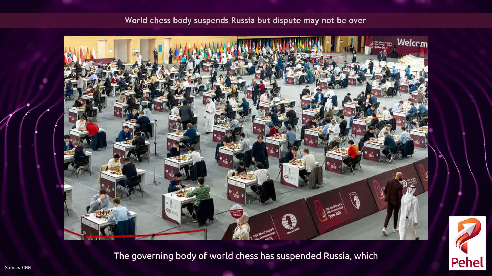 World chess body suspends Russia but dispute may not be over