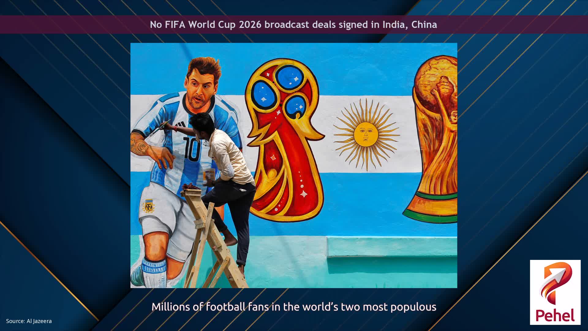 No FIFA World Cup 2026 broadcast deals signed in India, China
