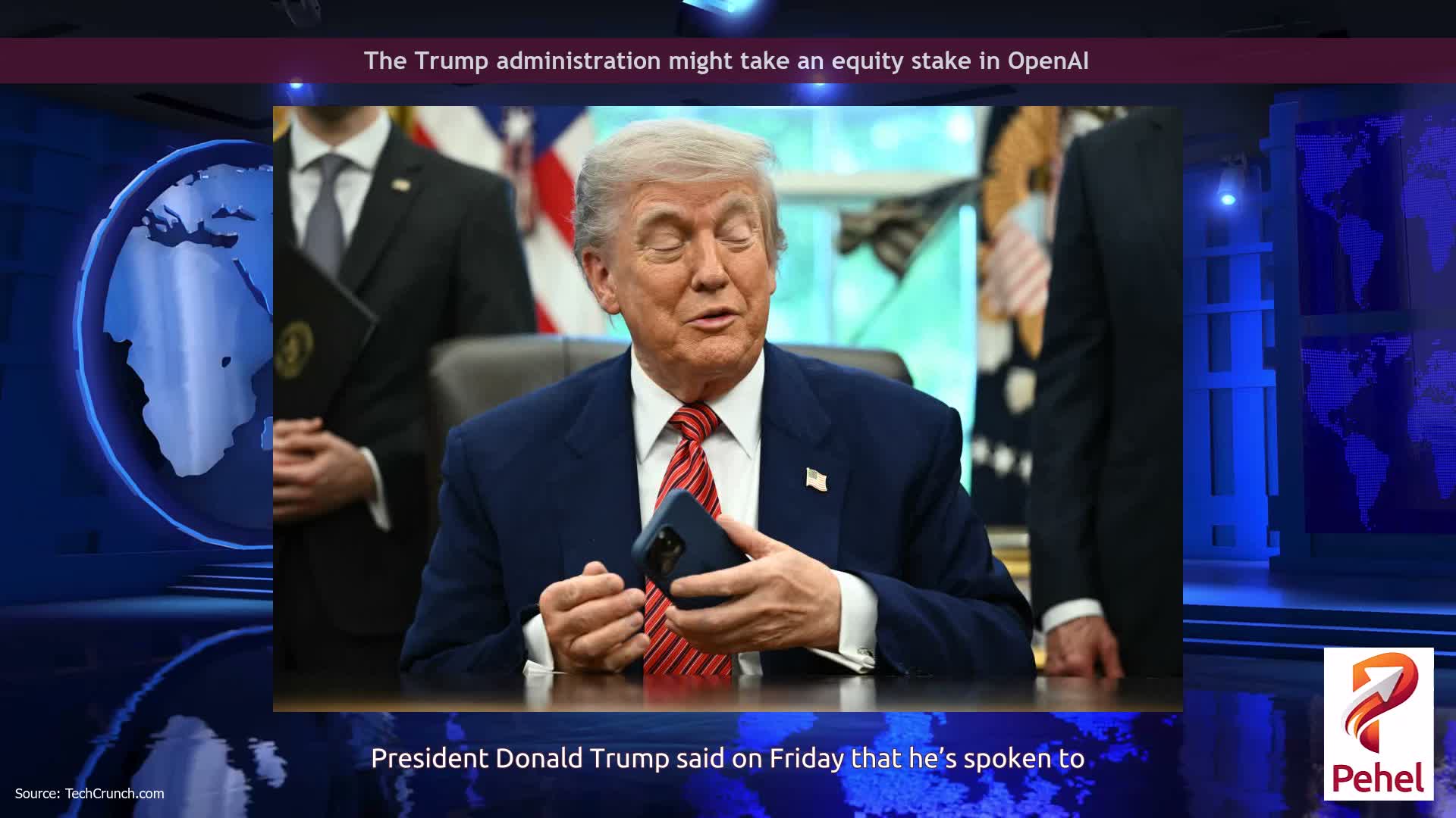 The Trump administration might take an equity stake in OpenAI