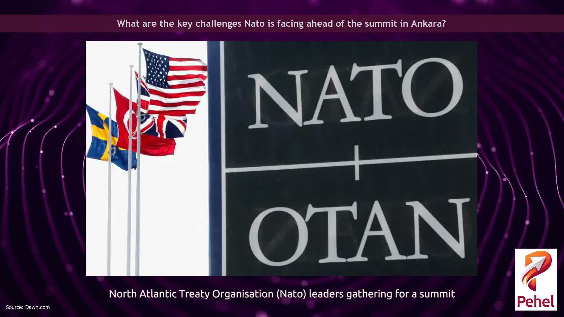 What are the key challenges Nato is facing ahead of the summit in Ankara?