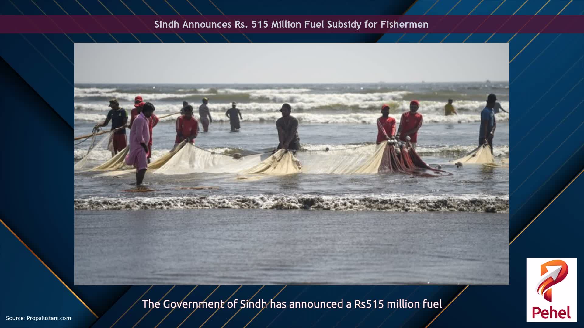Sindh Announces Rs. 515 Million Fuel Subsidy for Fishermen