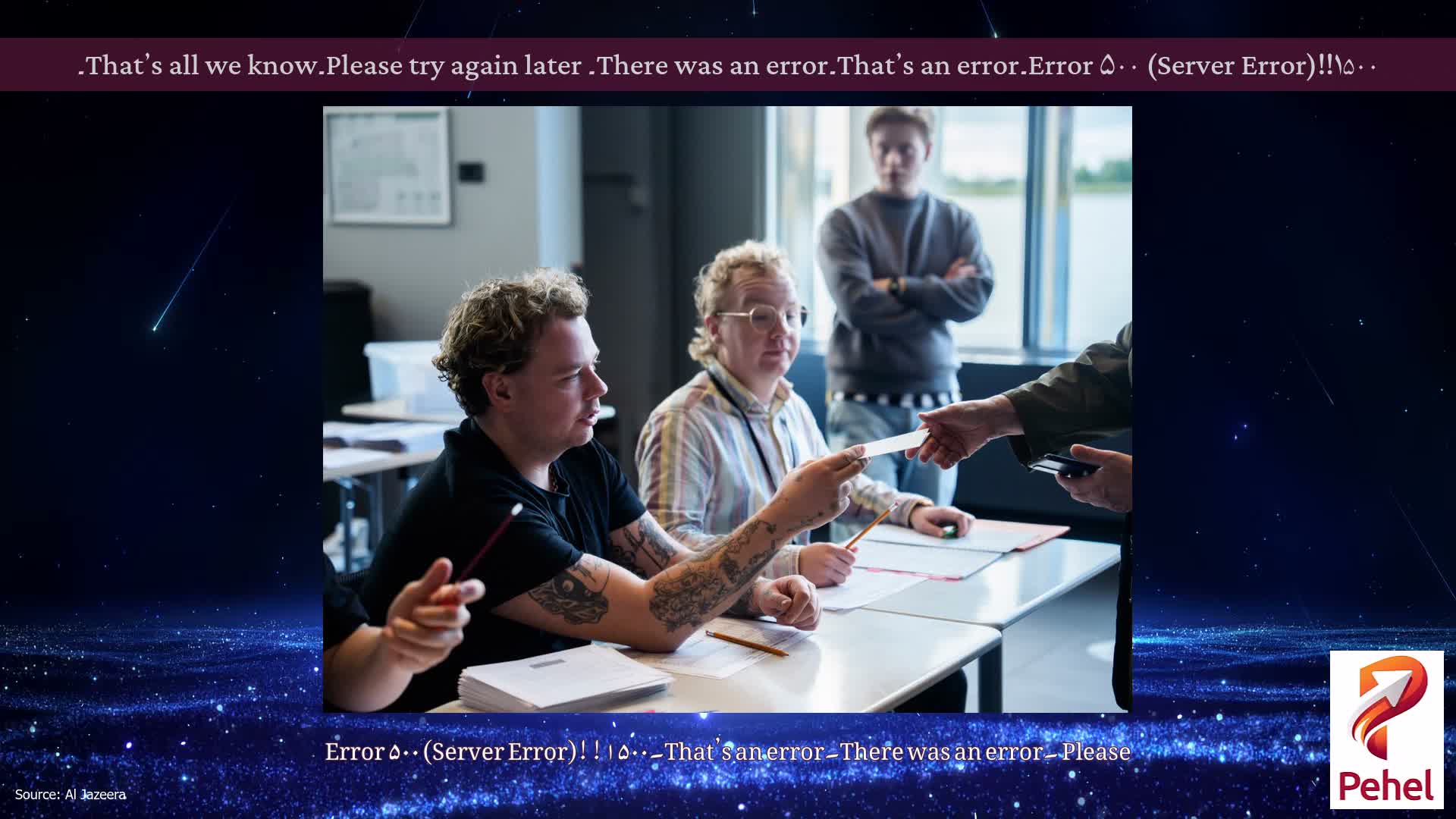 Error ۵۰۰ (Server Error)!!۱۵۰۰۔That’s an error۔There was an error۔ Please try again later۔That’s all we know۔