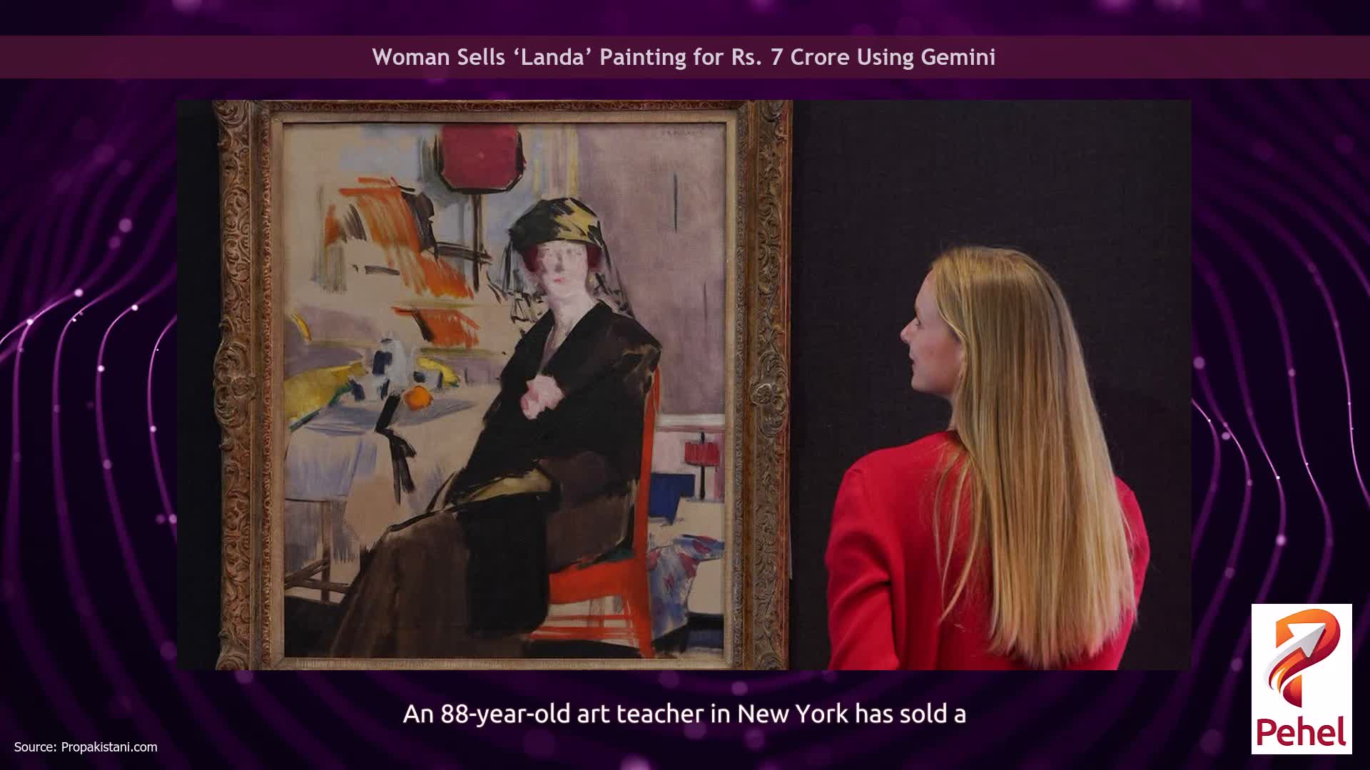 Woman Sells ‘Landa’ Painting for Rs. 7 Crore Using Gemini