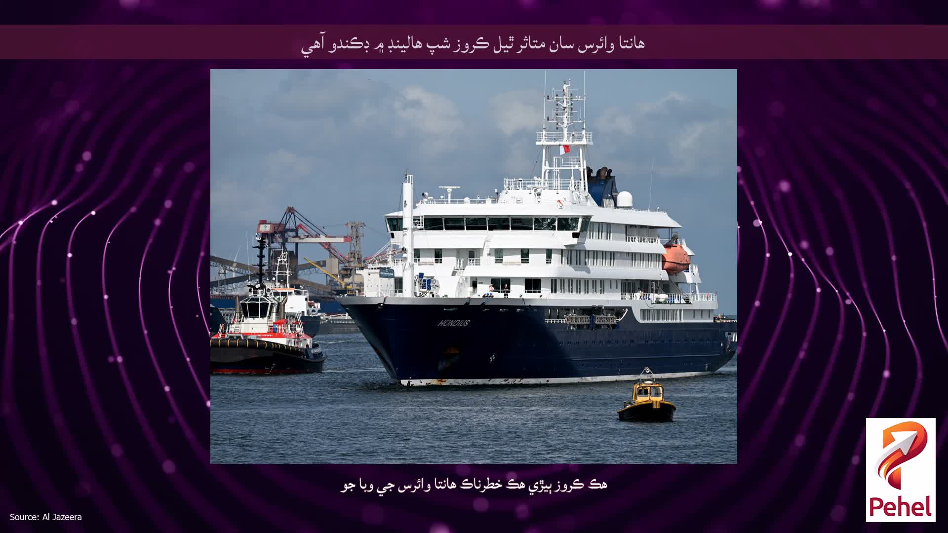 هانتا وائرس سان متاثر ٿيل ڪروز شپ هالينڊ ۾ ڊڪندو آهي