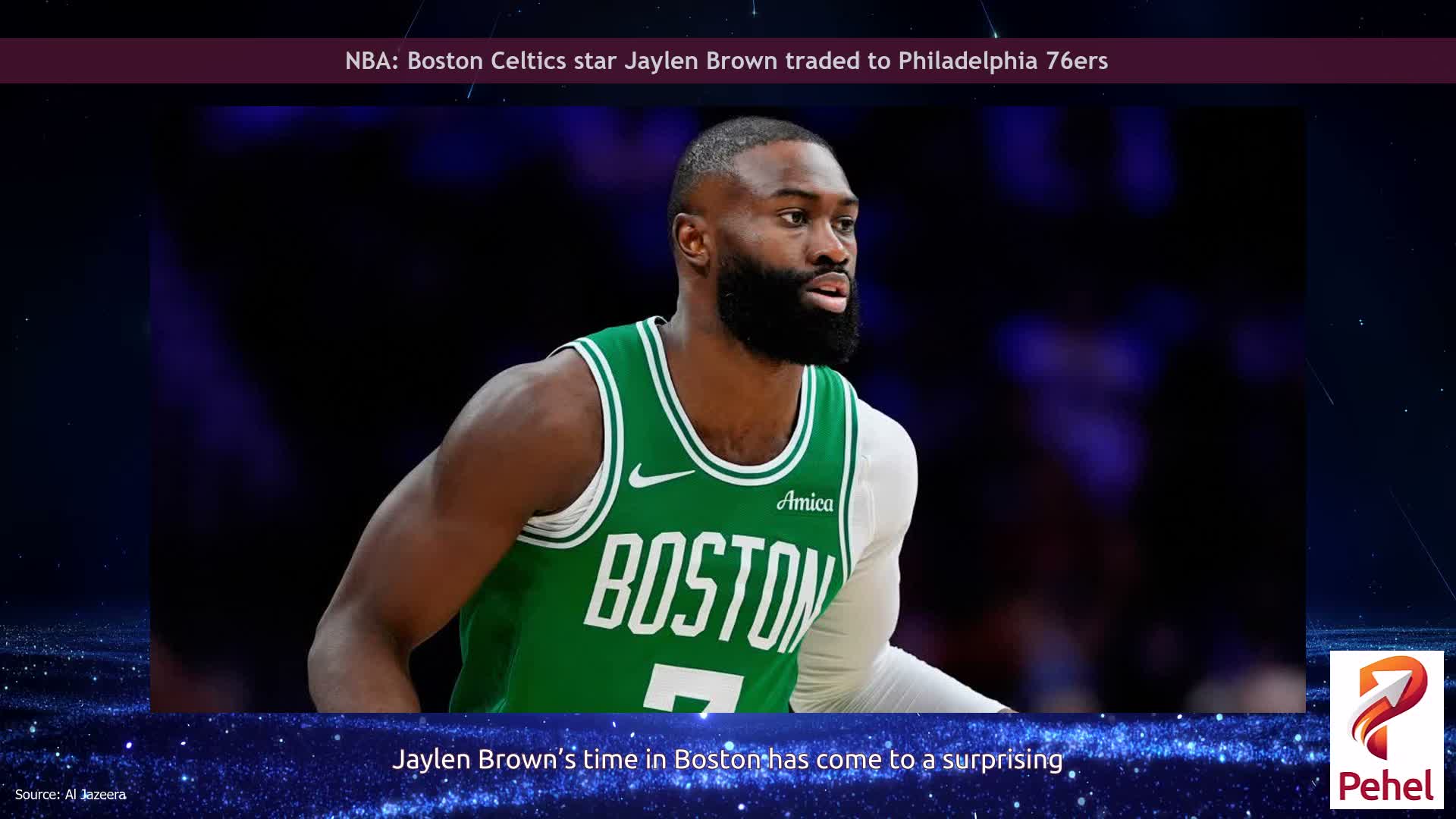 NBA: Boston Celtics star Jaylen Brown traded to Philadelphia 76ers