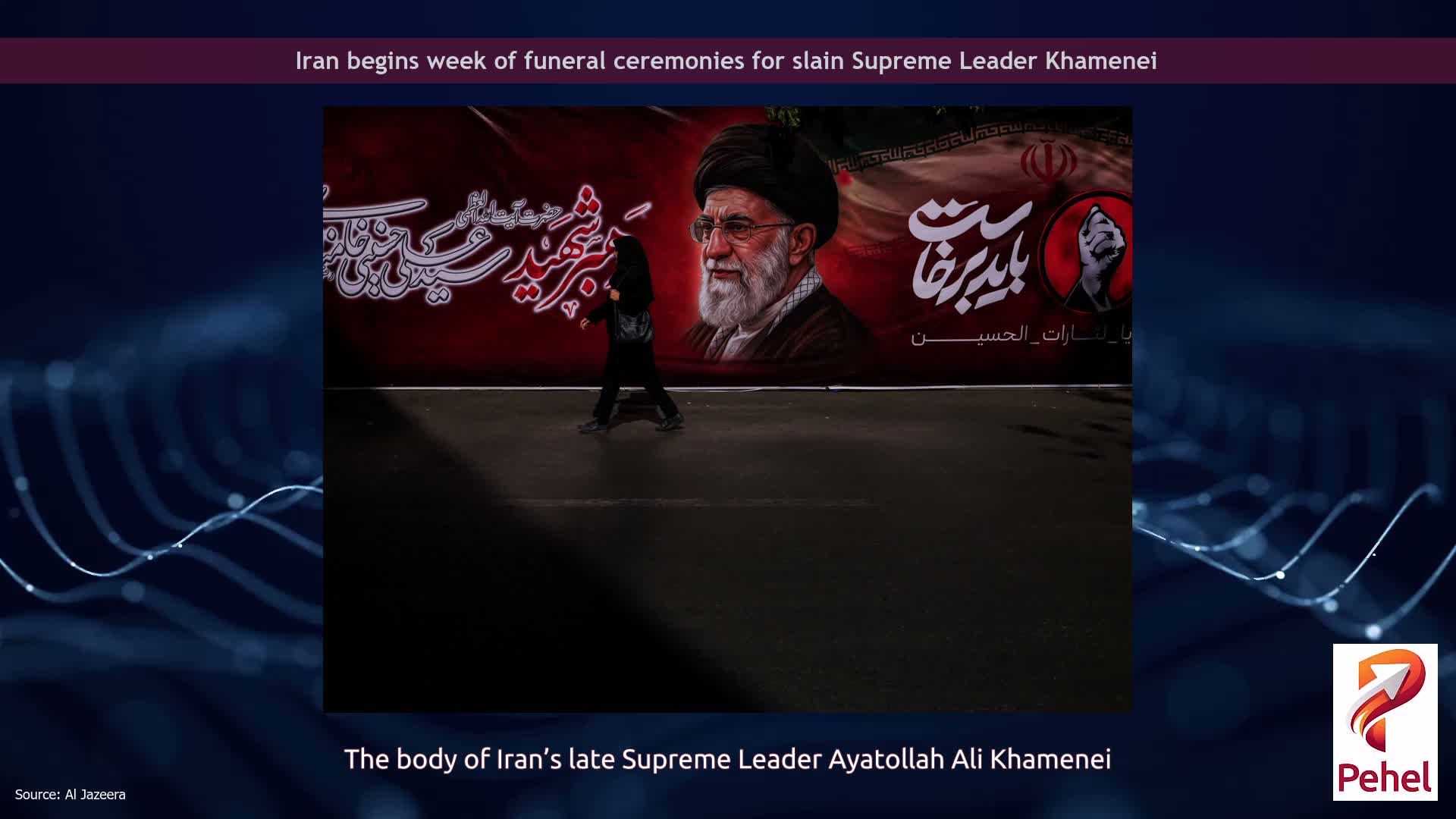 Iran begins week of funeral ceremonies for slain Supreme Leader Khamenei