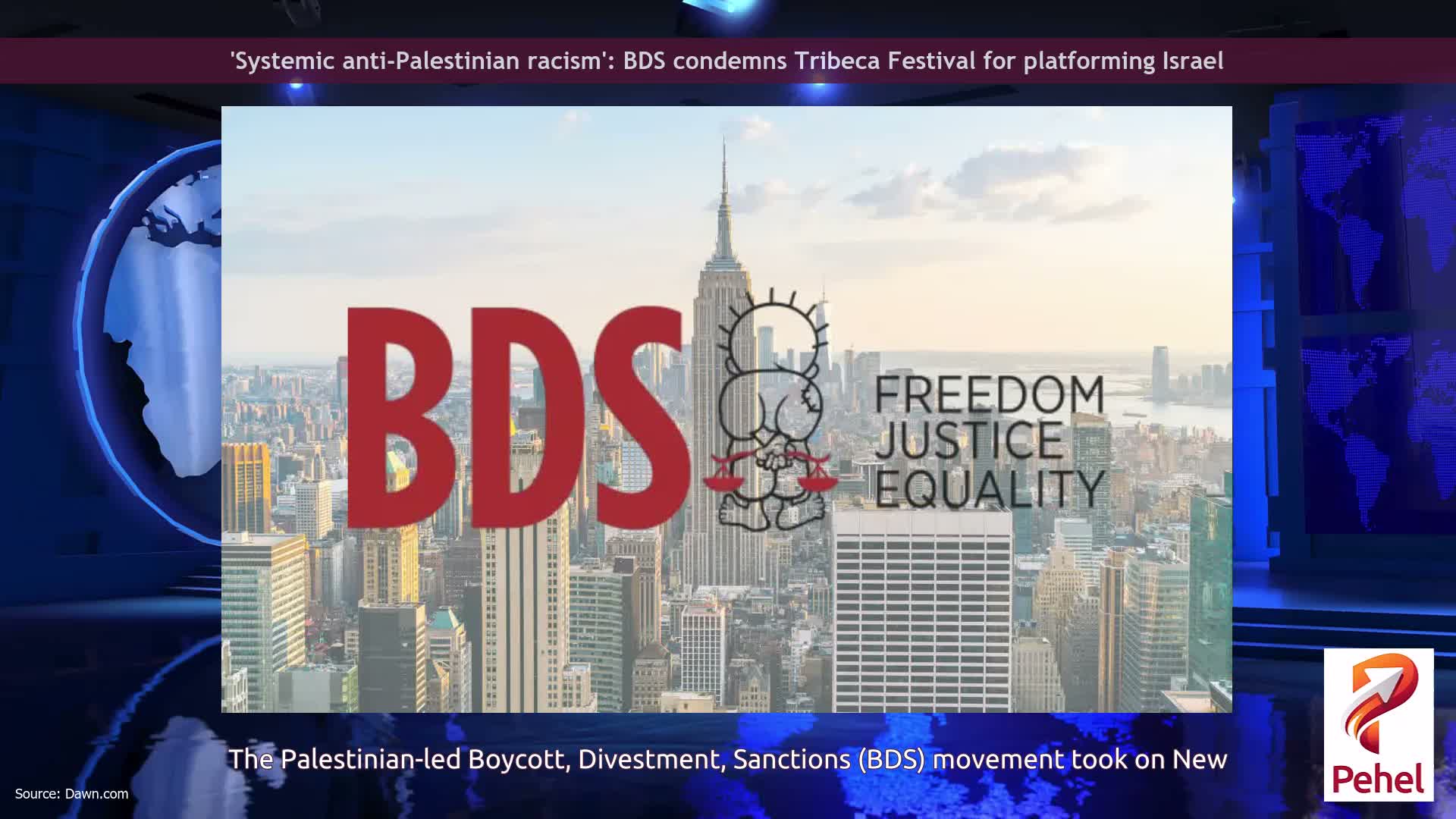'Systemic anti-Palestinian racism': BDS condemns Tribeca Festival for platforming Israel