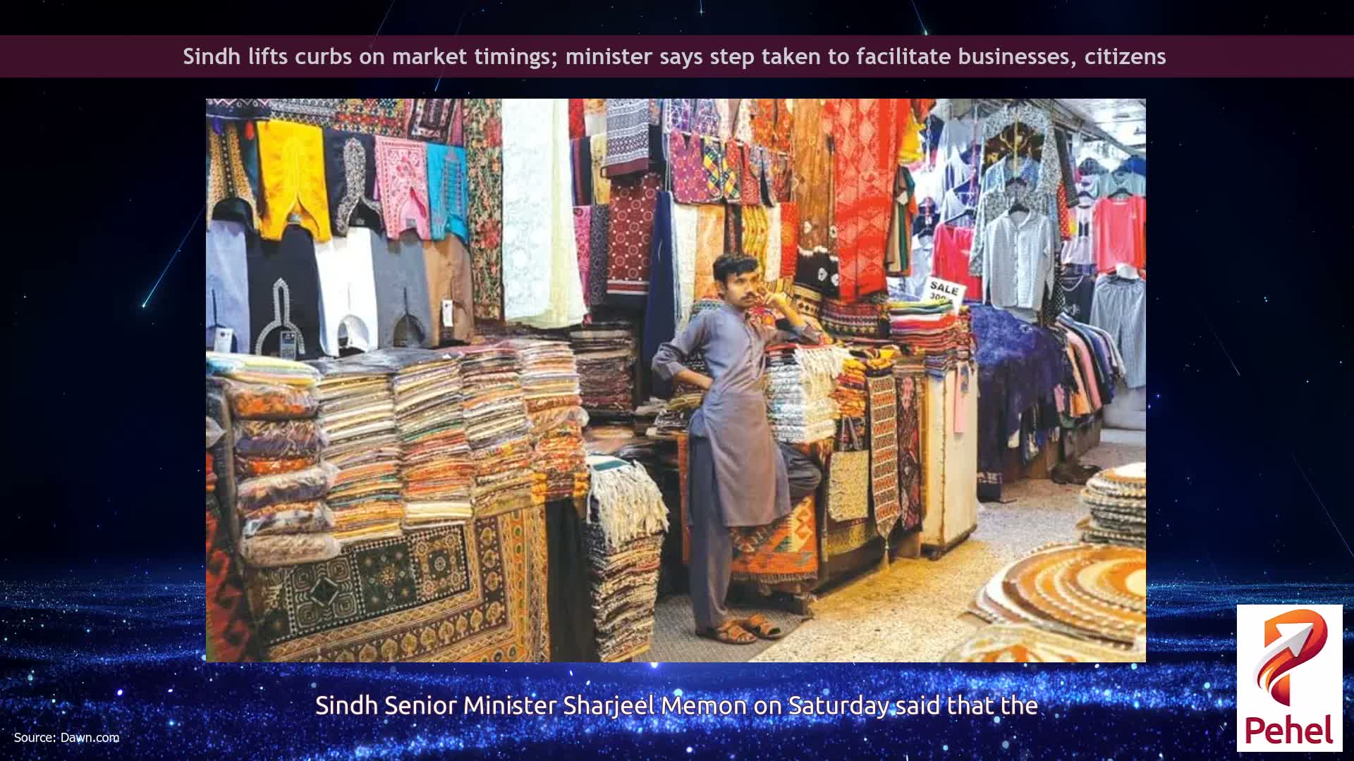Sindh lifts curbs on market timings; minister says step taken to facilitate businesses, citizens