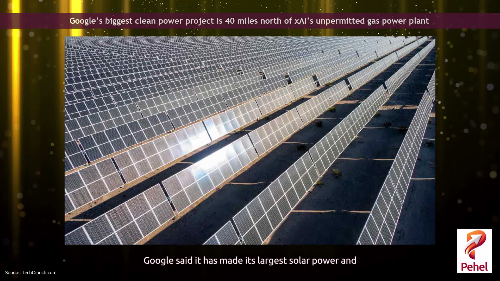 Google’s biggest clean power project is 40 miles north of xAI’s unpermitted gas power plant