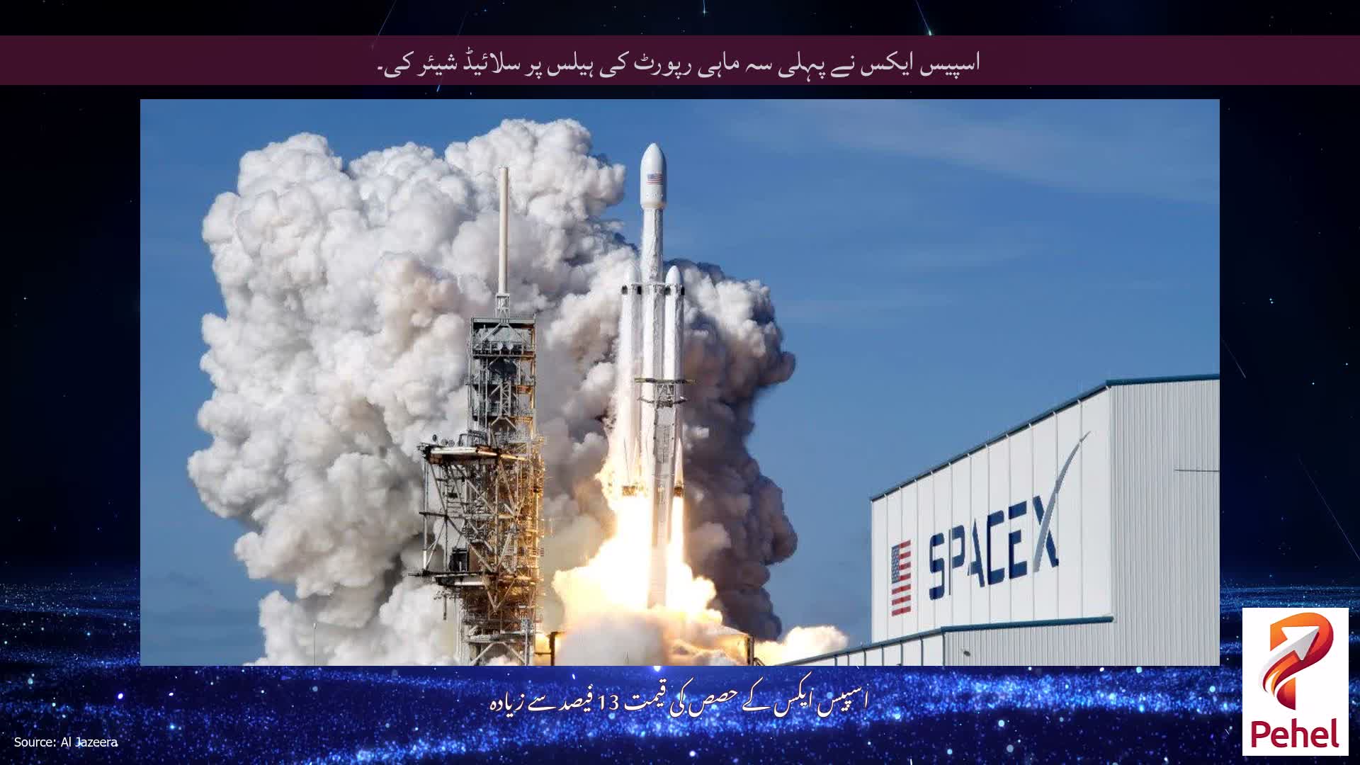 اسپیس ایکس نے پہلی سہ ماہی رپورٹ کی ہیلس پر سلائیڈ شیئر کی۔