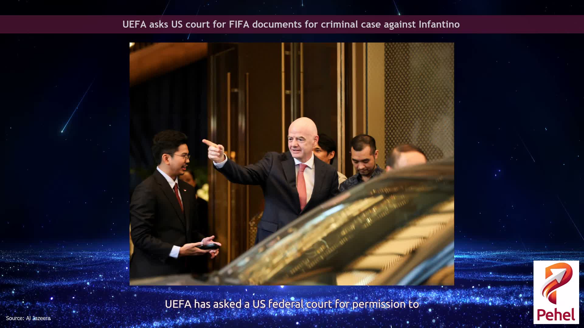 UEFA asks US court for FIFA documents for criminal case against Infantino