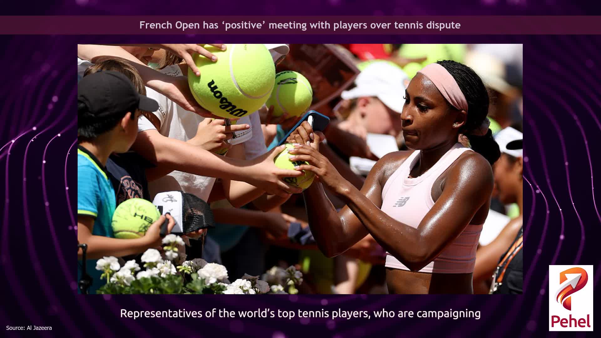 French Open has ‘positive’ meeting with players over tennis dispute