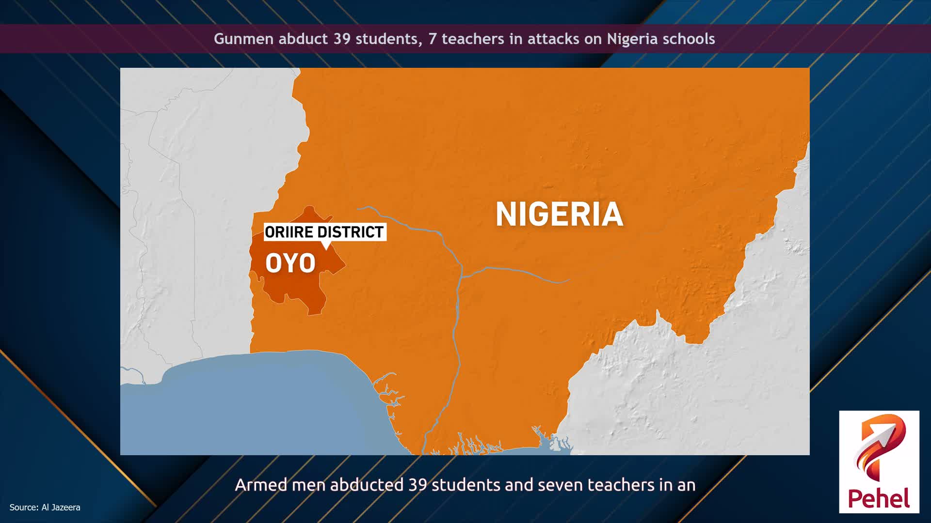 Gunmen abduct 39 students, 7 teachers in attacks on Nigeria schools