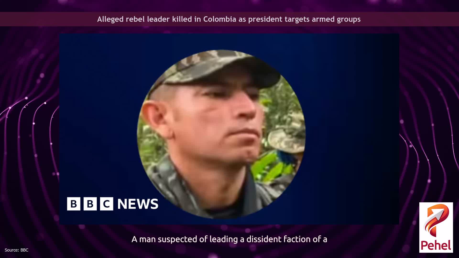 Alleged rebel leader killed in Colombia as president targets armed groups