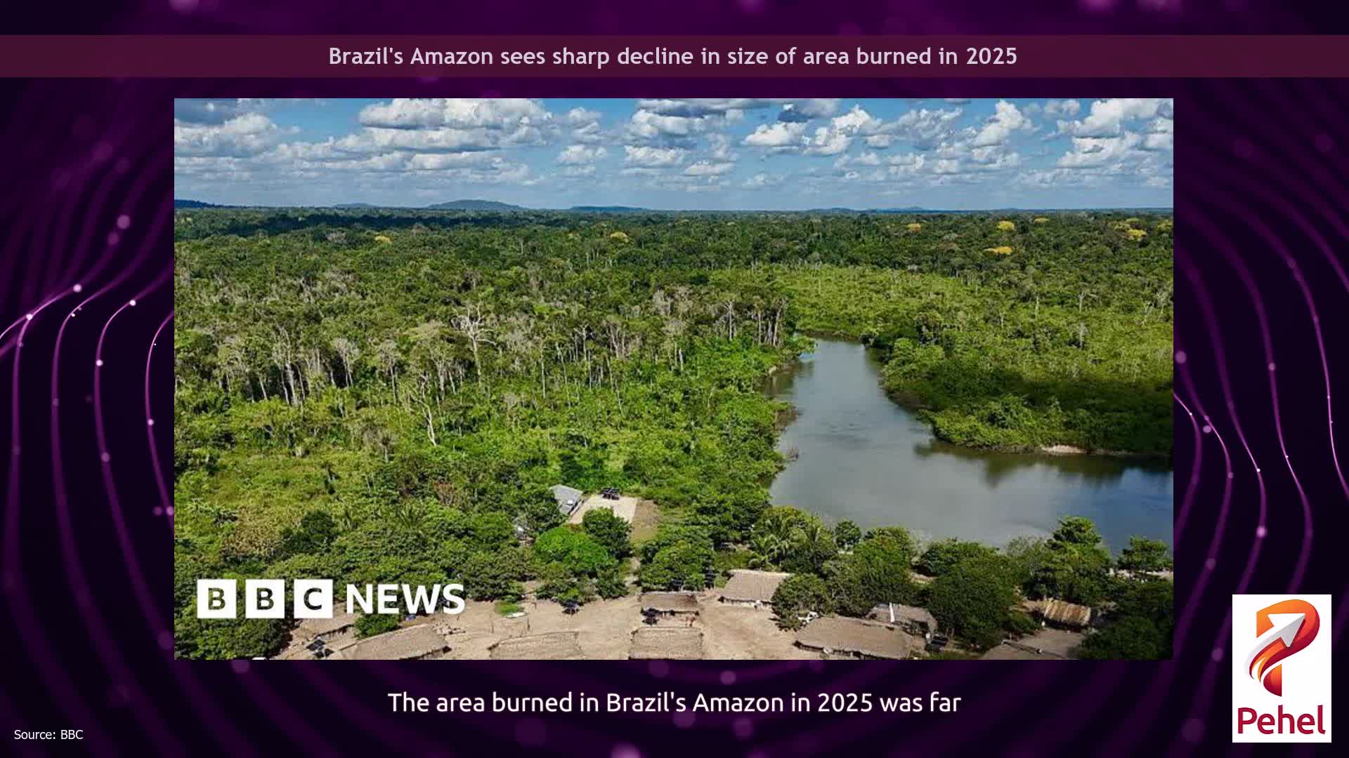 Brazil's Amazon sees sharp decline in size of area burned in 2025