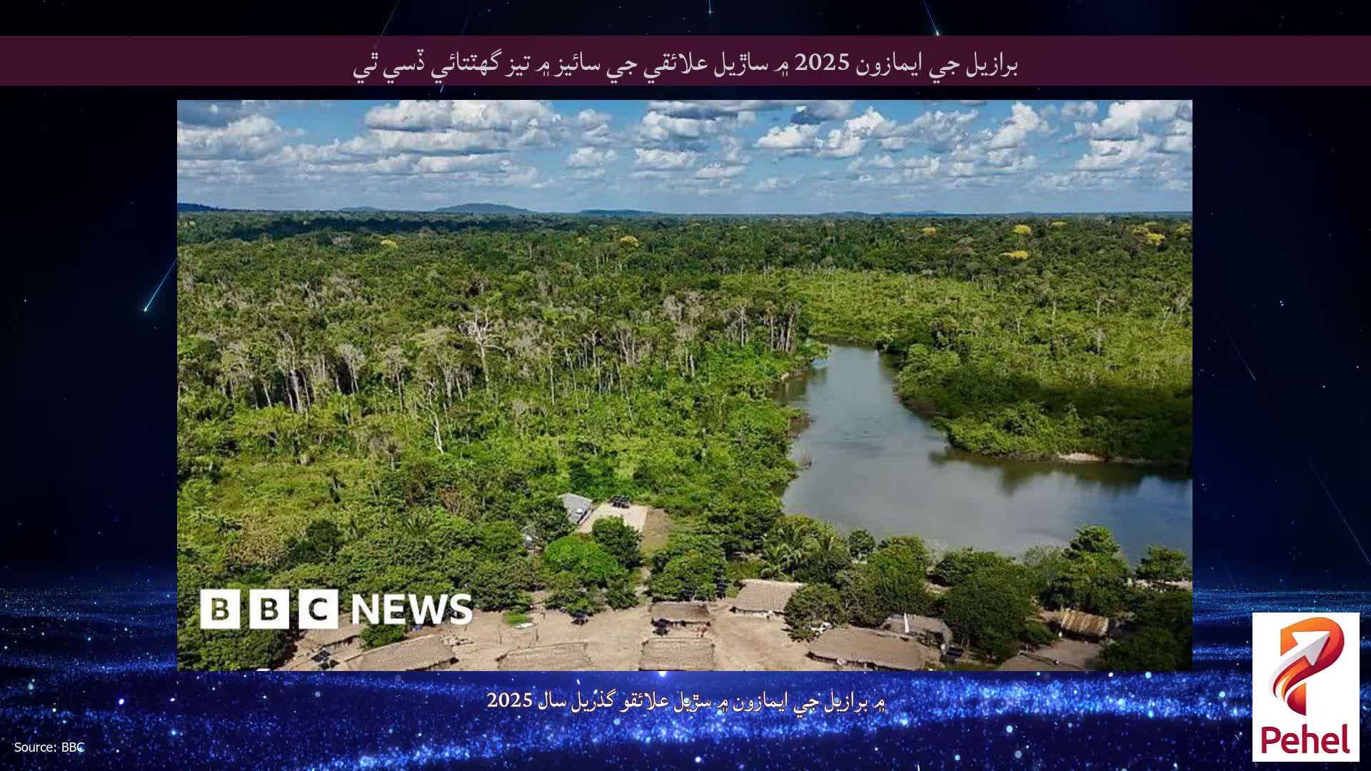 برازيل جي ايمازون 2025 ۾ ساڙيل علائقي جي سائيز ۾ تيز گهٽتائي ڏسي ٿي