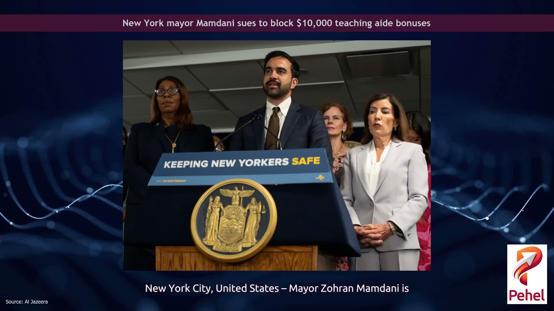 New York mayor Mamdani sues to block $10,000 teaching aide bonuses