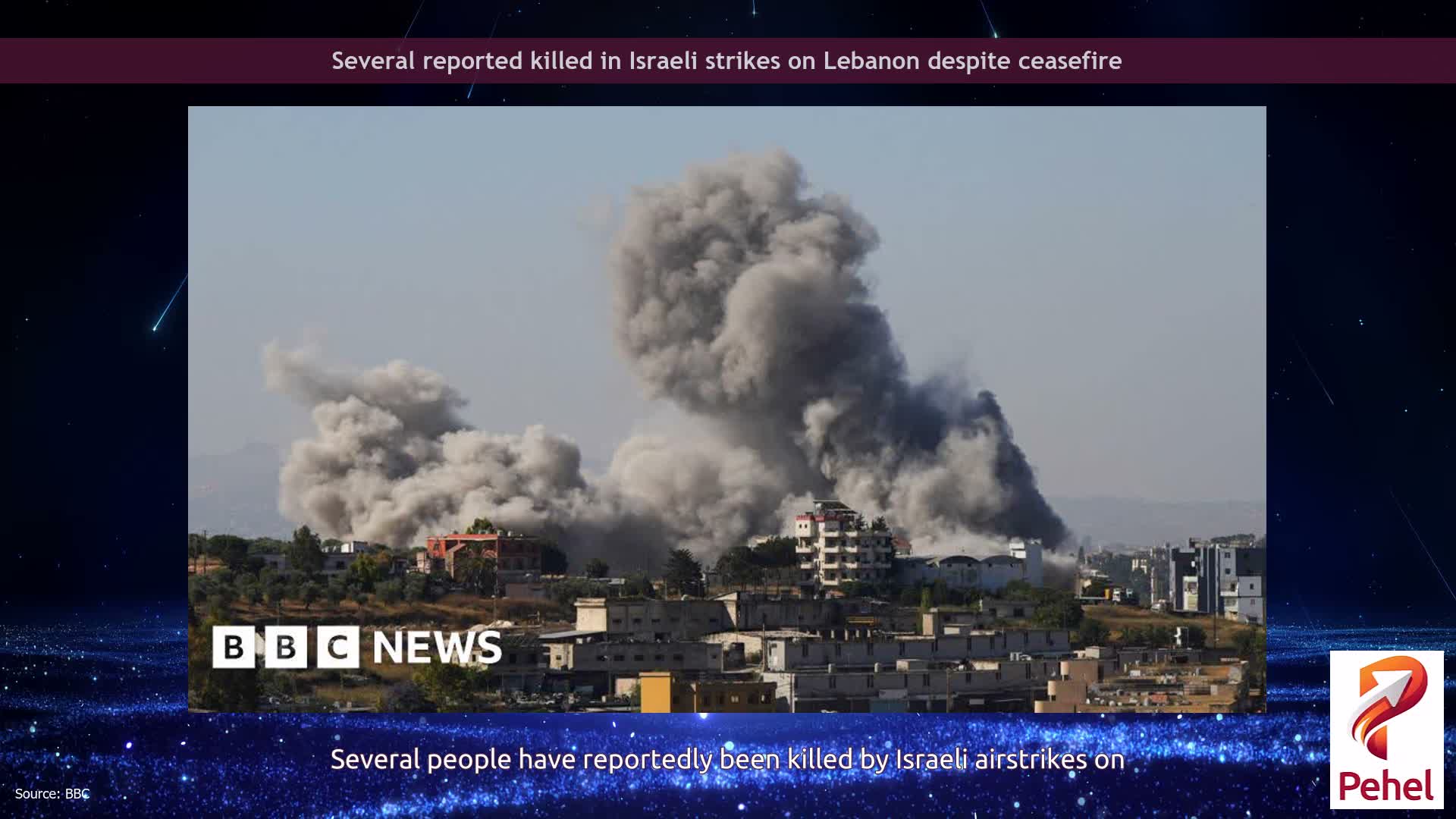 Several reported killed in Israeli strikes on Lebanon despite ceasefire