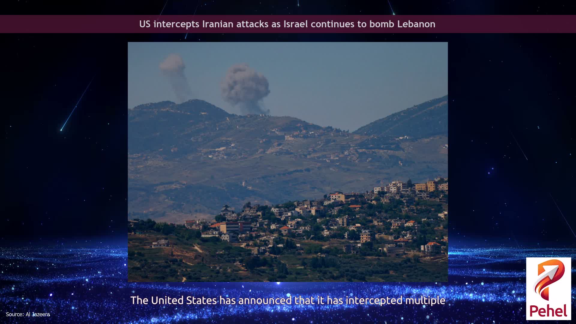 US intercepts Iranian attacks as Israel continues to bomb Lebanon