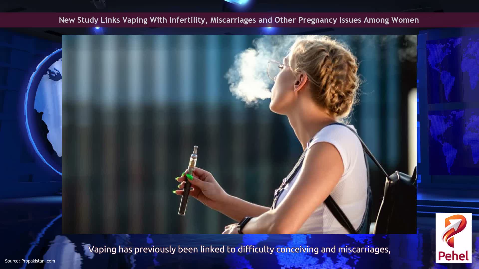 New Study Links Vaping With Infertility, Miscarriages and Other Pregnancy Issues Among Women
