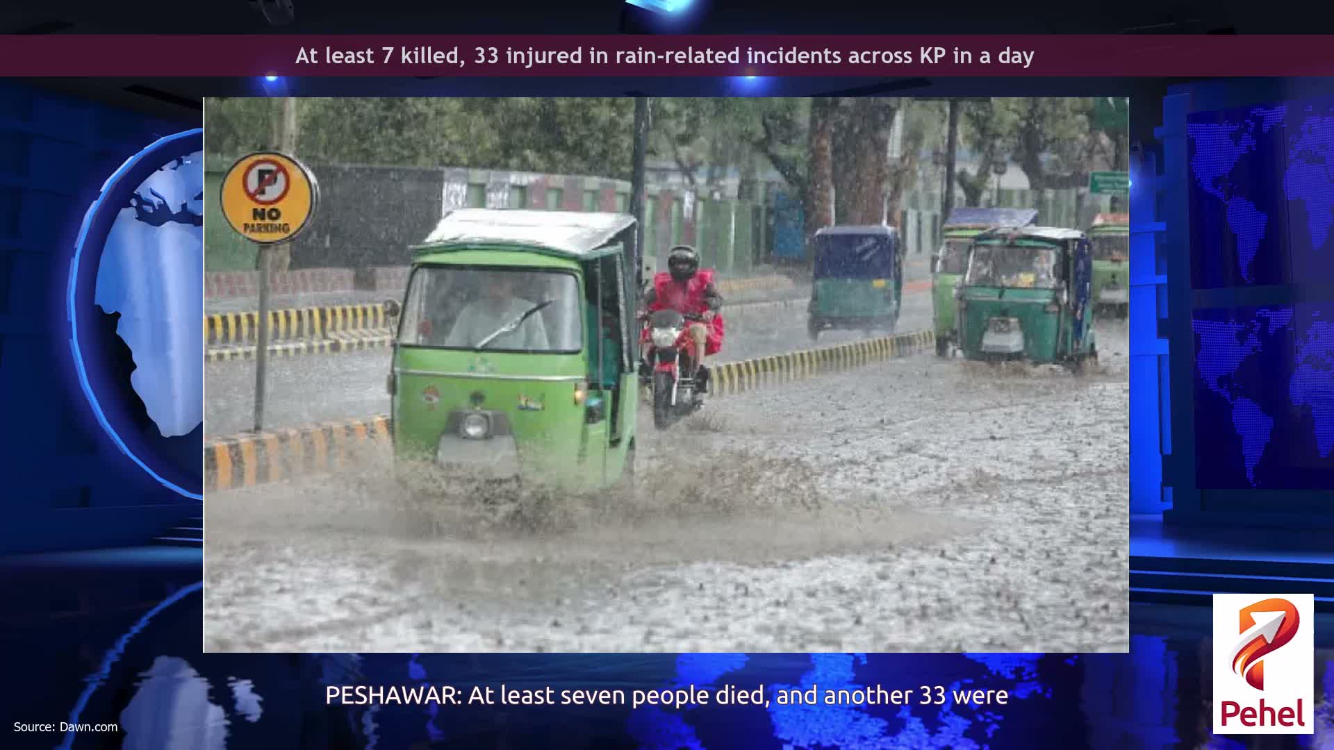 At least 7 killed, 33 injured in rain-related incidents across KP in a day