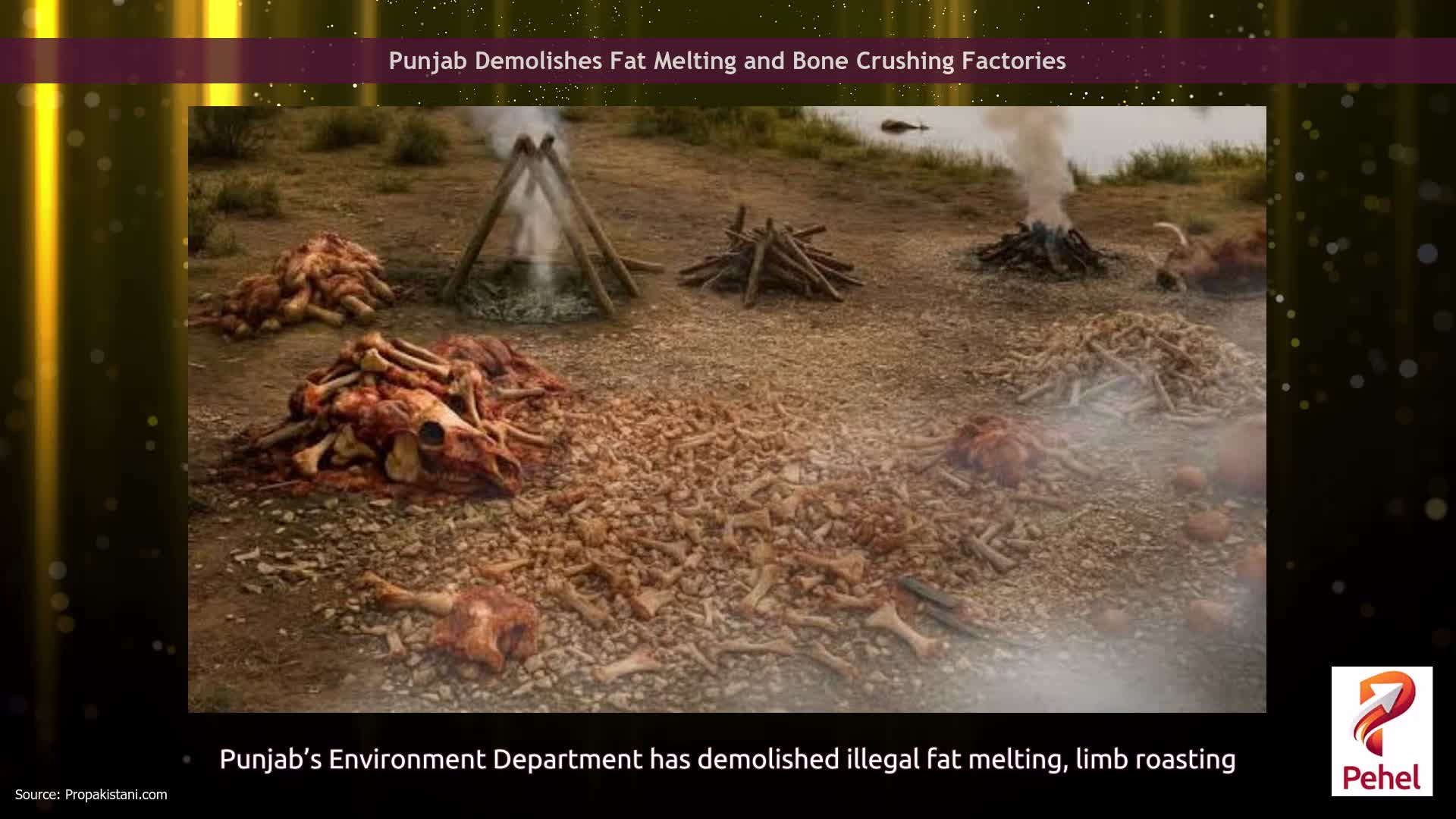 Punjab Demolishes Fat Melting and Bone Crushing Factories