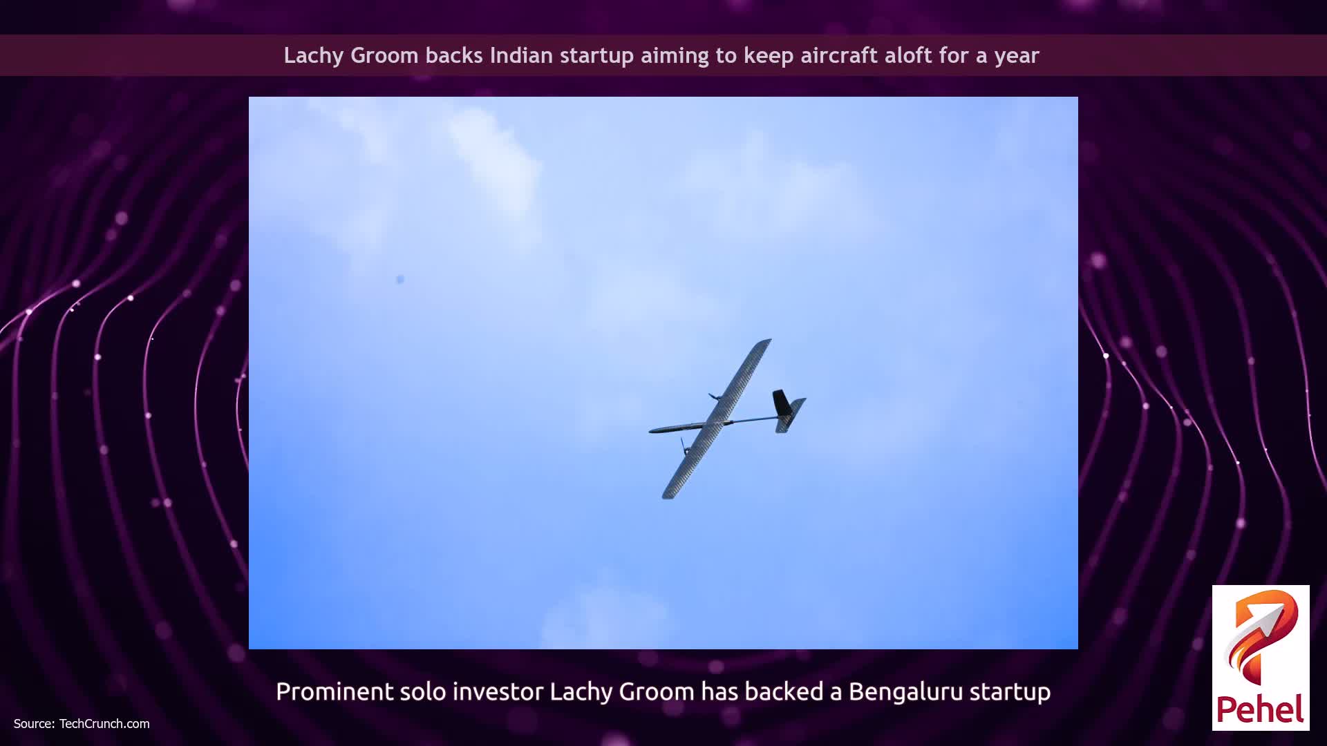 Lachy Groom backs Indian startup aiming to keep aircraft aloft for a year