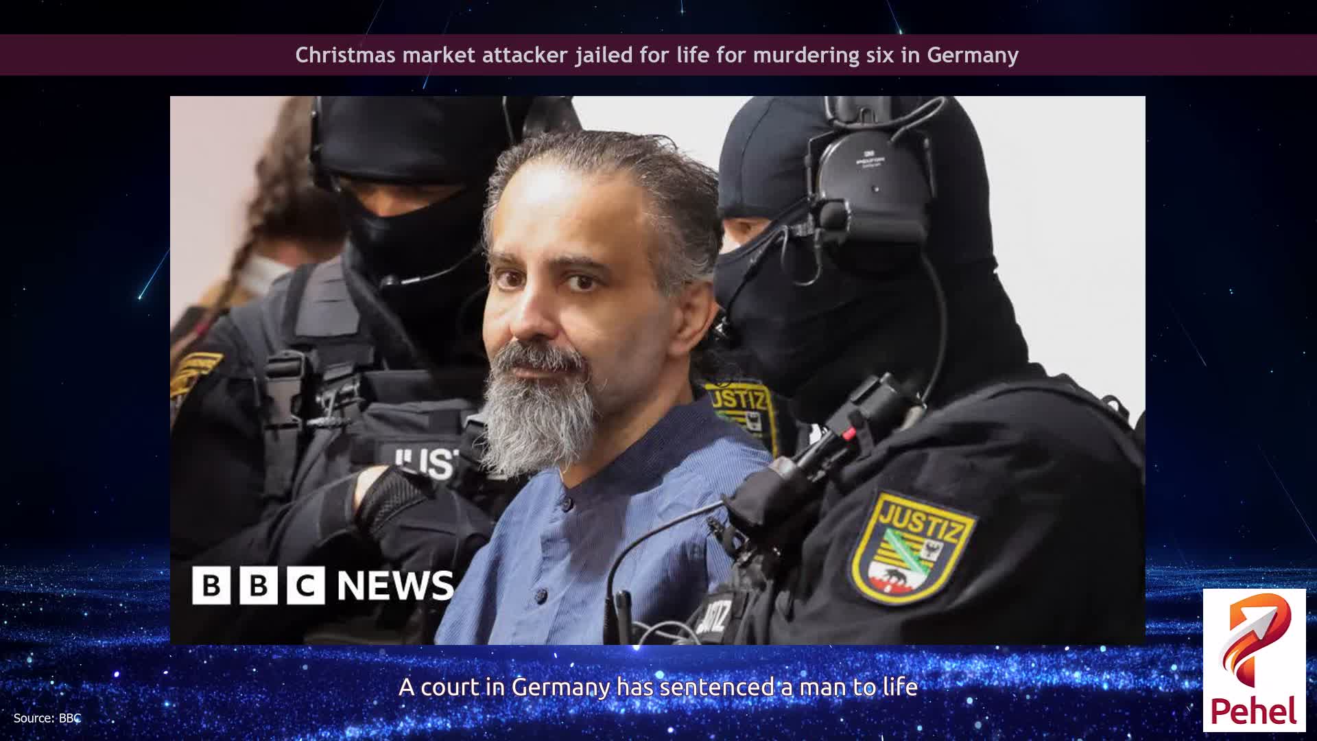 Christmas market attacker jailed for life for murdering six in Germany