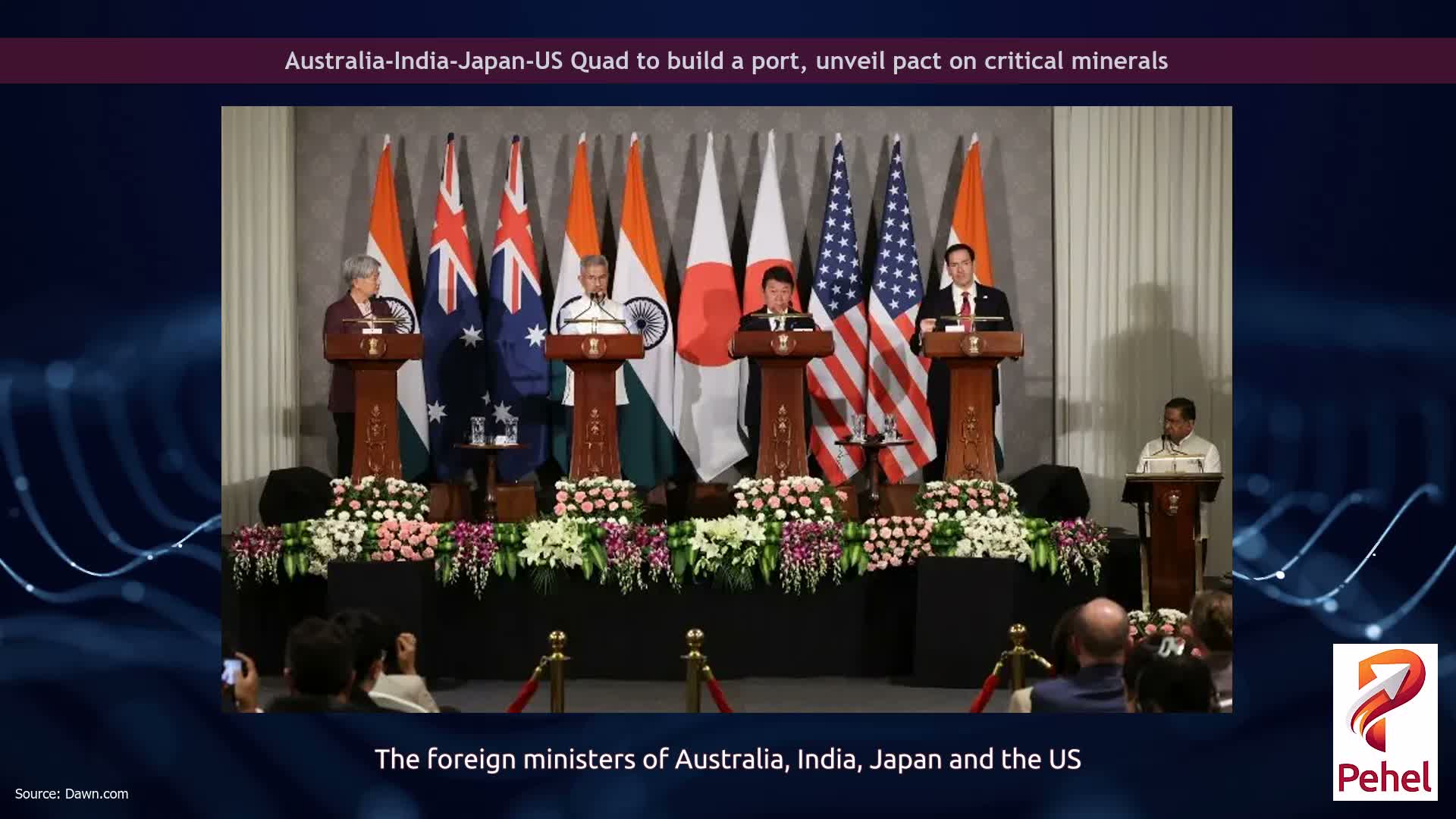 Australia-India-Japan-US Quad to build a port, unveil pact on critical minerals