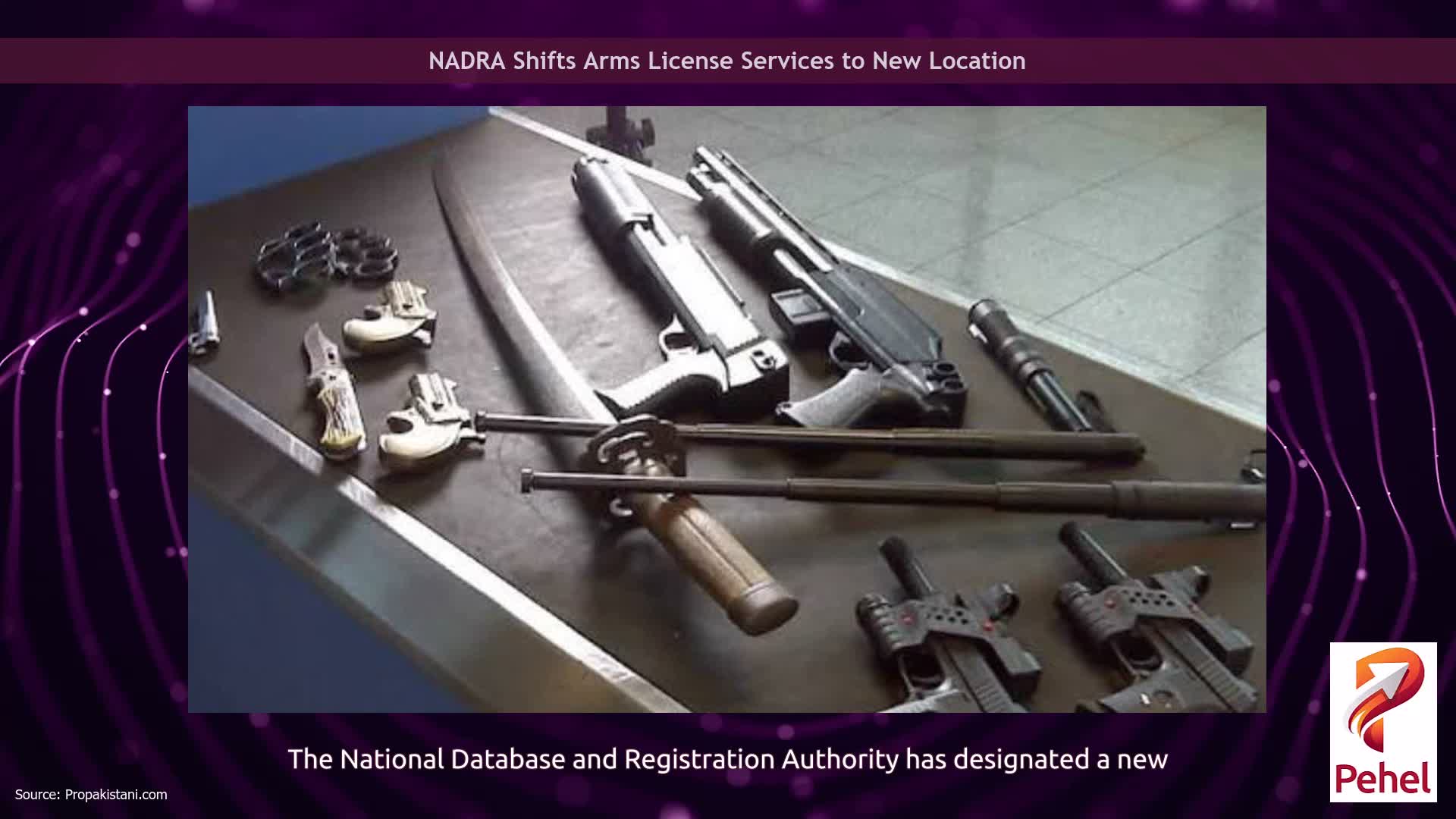 NADRA Shifts Arms License Services to New Location