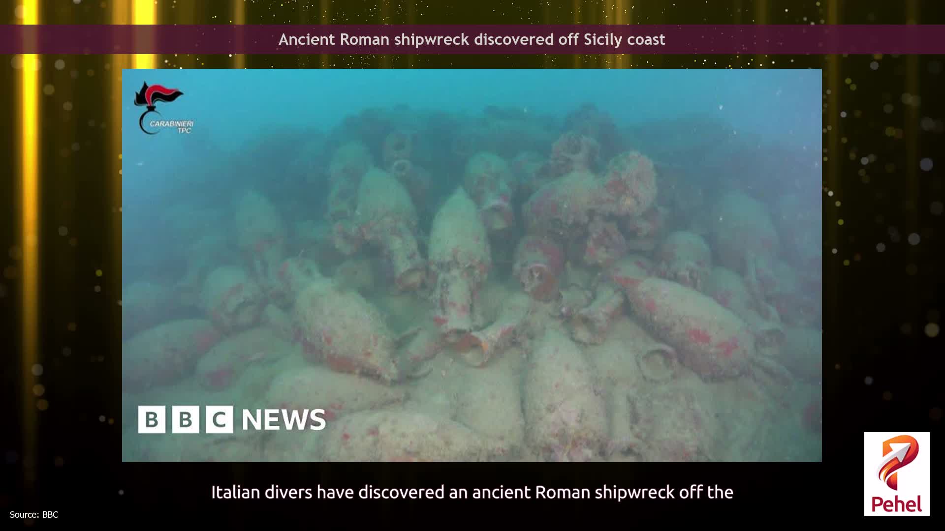Ancient Roman shipwreck discovered off Sicily coast