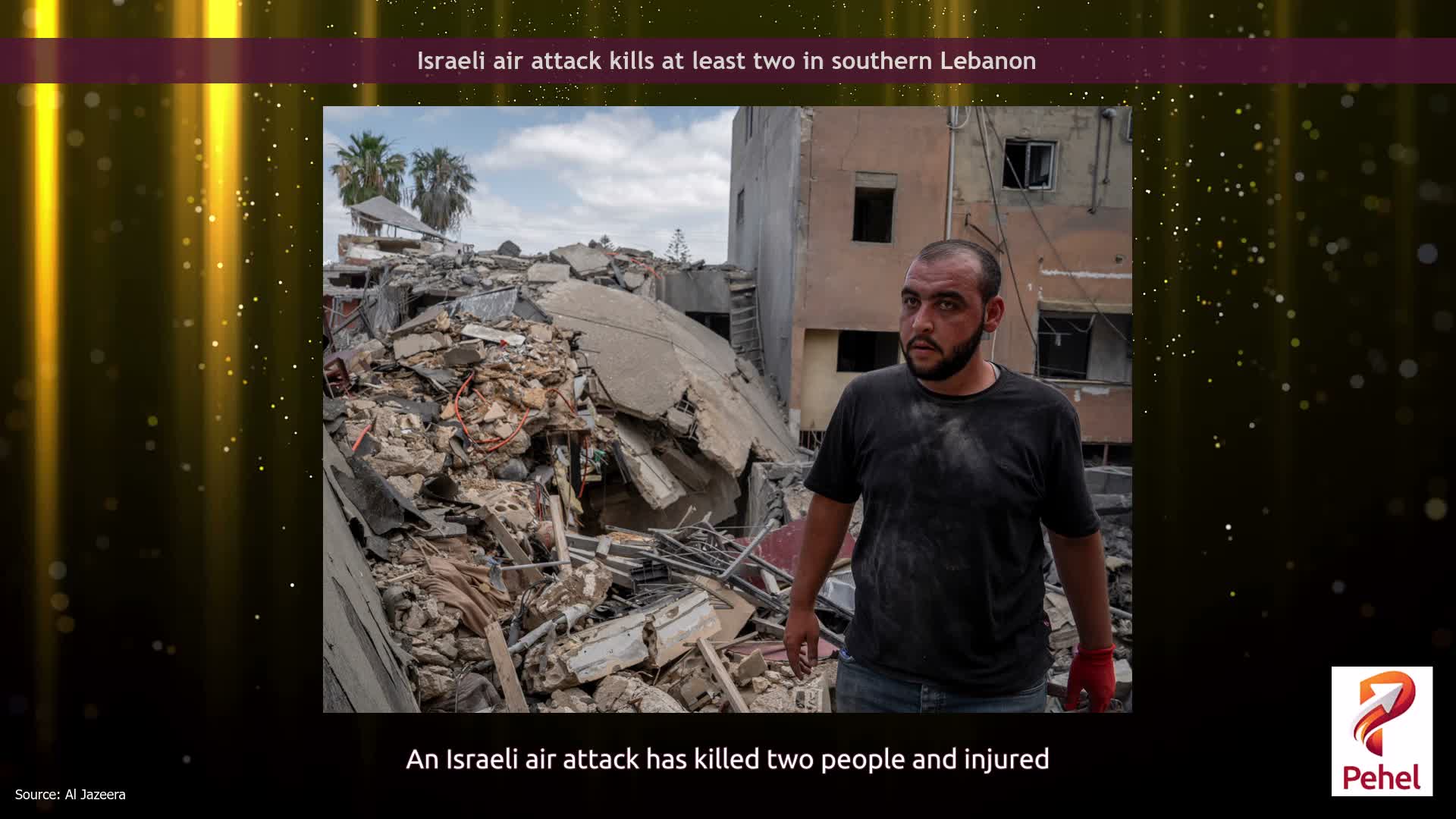 Israeli air attack kills at least two in southern Lebanon