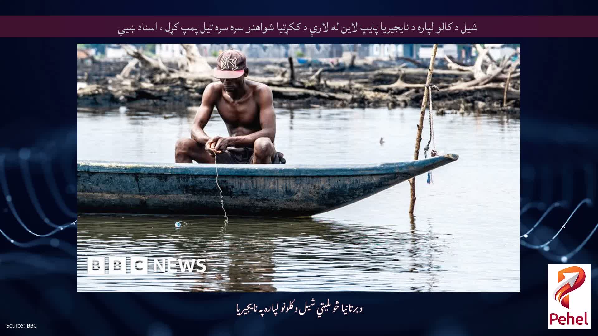 شیل د کالو لپاره د نایجیریا پایپ لاین له لارې د ککړتیا شواهدو سره سره تیل پمپ کړل ، اسناد ښیې