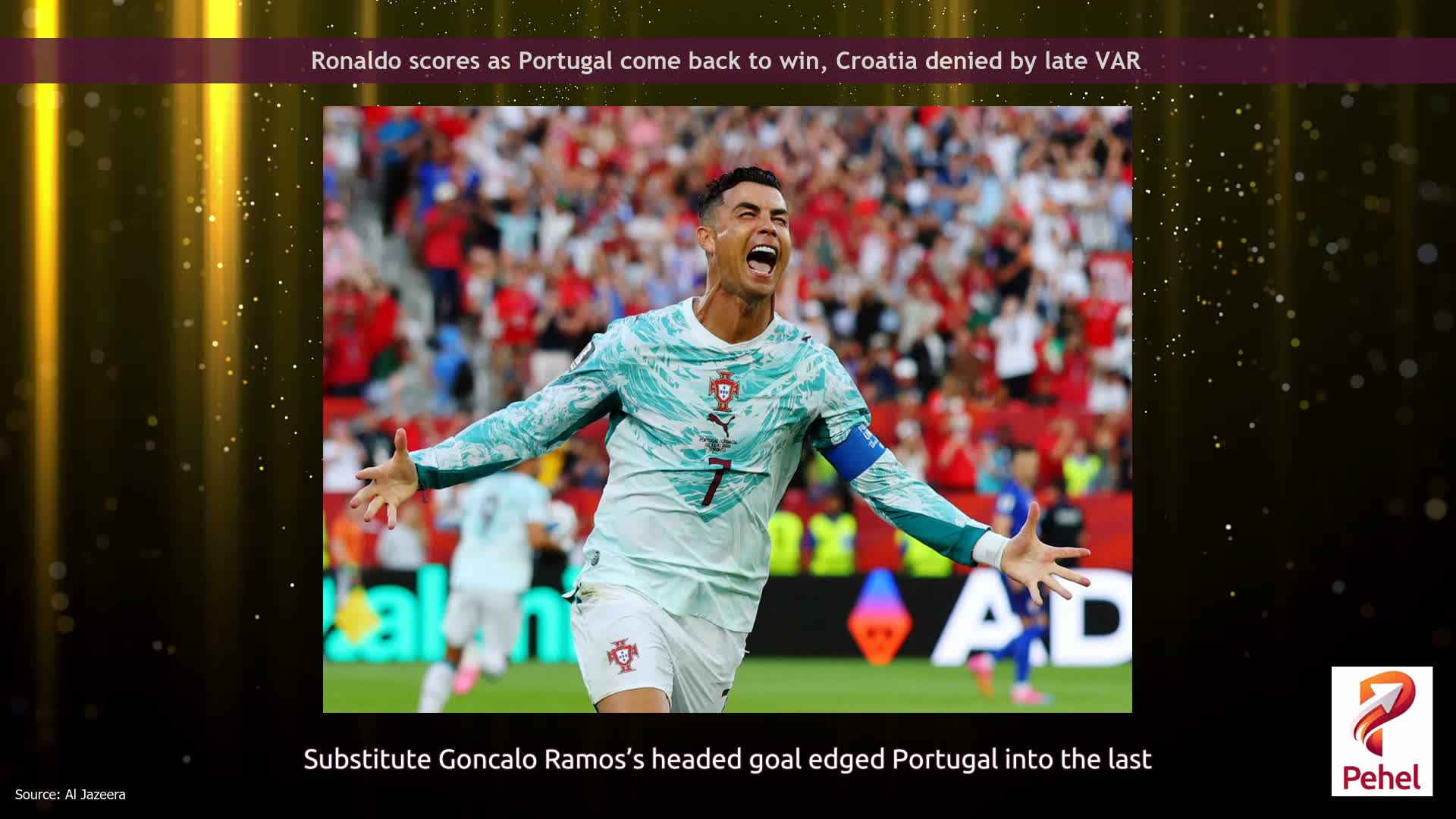 Ronaldo scores as Portugal come back to win, Croatia denied by late VAR