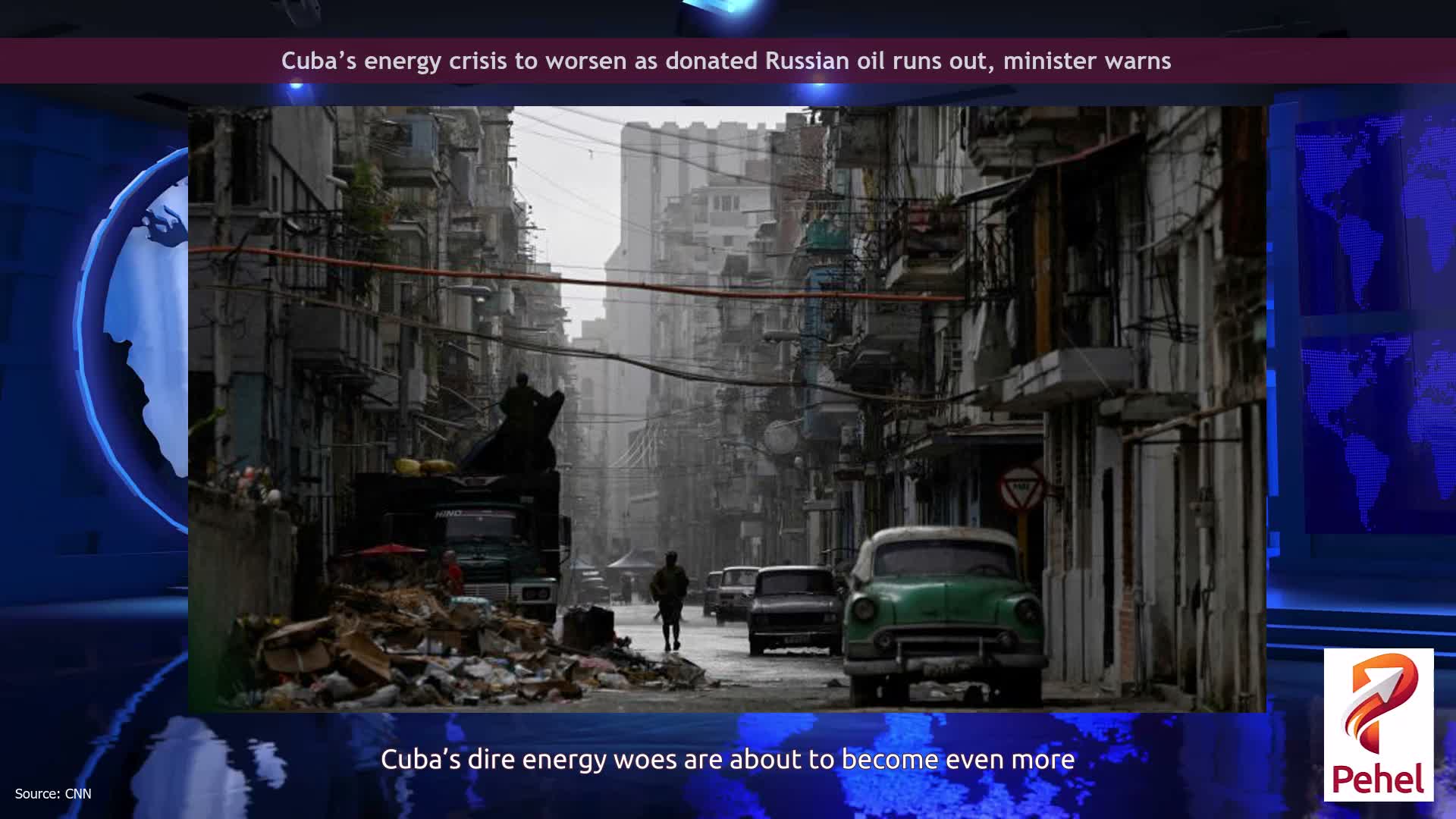 Cuba’s energy crisis to worsen as donated Russian oil runs out, minister warns