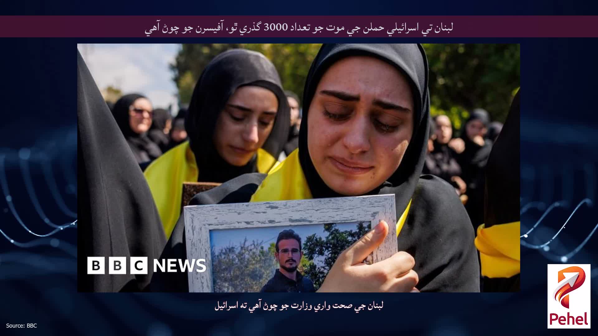 لبنان تي اسرائيلي حملن جي موت جو تعداد 3000 گذري ٿو، آفيسرن جو چوڻ آهي