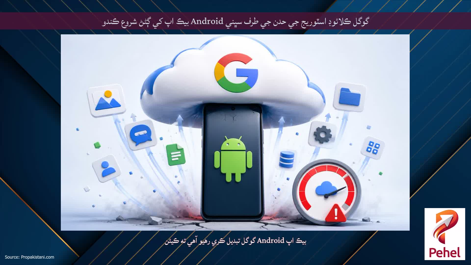 گوگل ڪلائوڊ اسٽوريج جي حدن جي طرف سڀني Android بيڪ اپ کي ڳڻڻ شروع ڪندو
