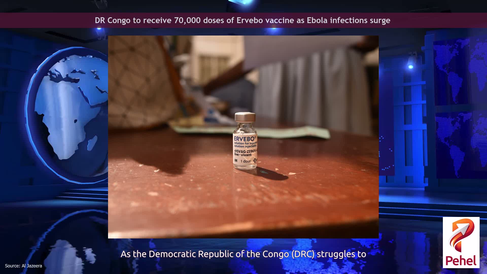 DR Congo to receive 70,000 doses of Ervebo vaccine as Ebola infections surge